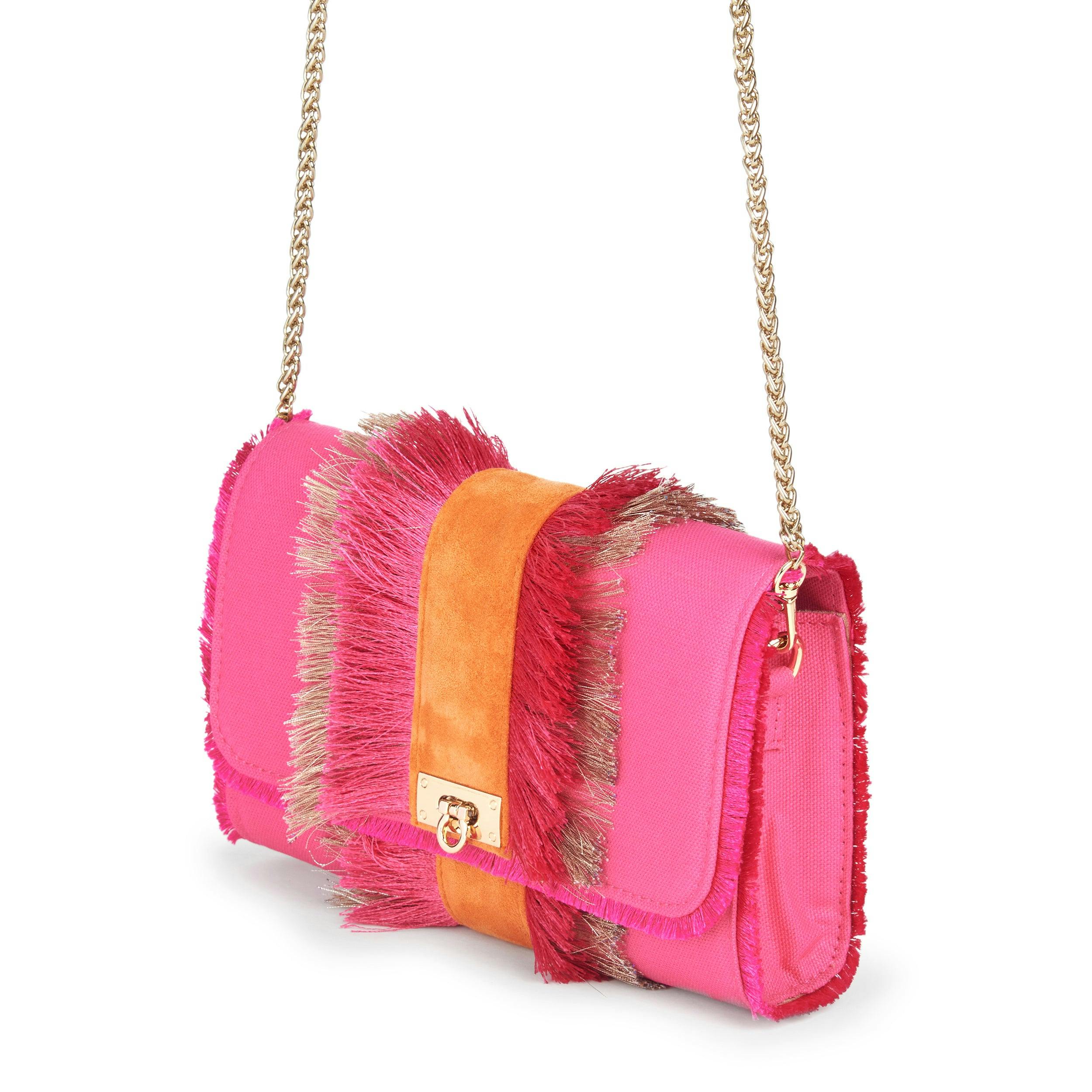 Thumbnail preview #4 for Hot Pink Fringe Crossbody