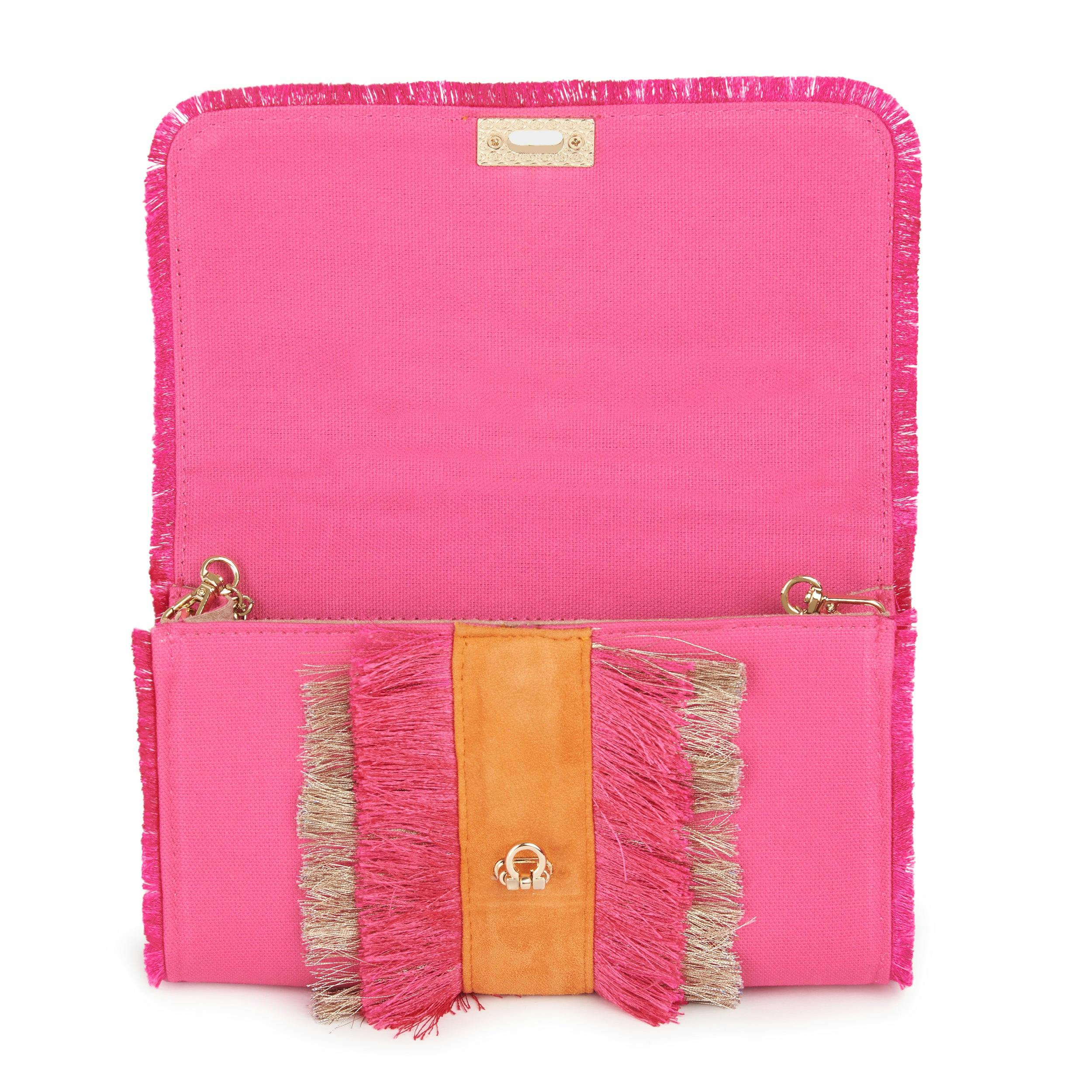 Thumbnail preview #5 for Hot Pink Fringe Crossbody