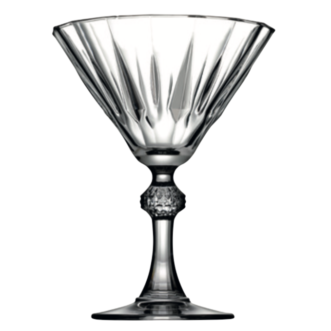 Thumbnail preview #2 for Diamond Martini Glass 240 ml - Pack of 6