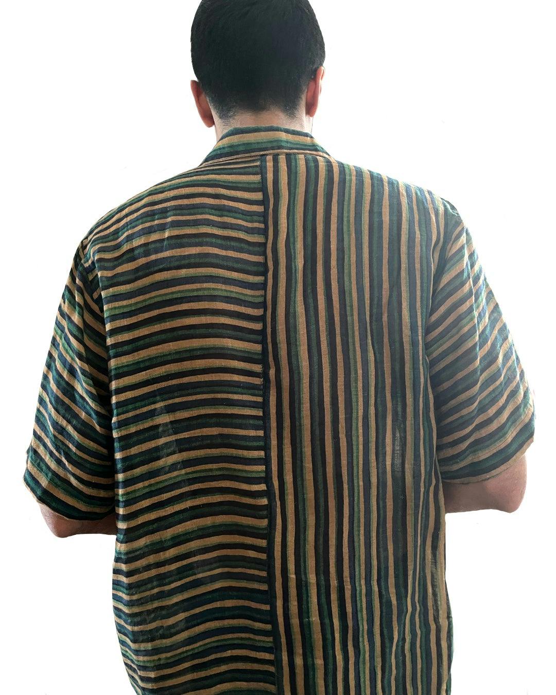 Thumbnail preview #1 for EARTHY STRIPED SHIRT