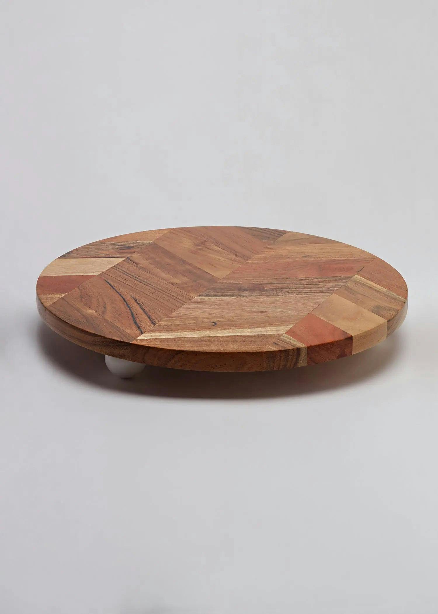 Thumbnail preview #3 for Raised Wooden Platter