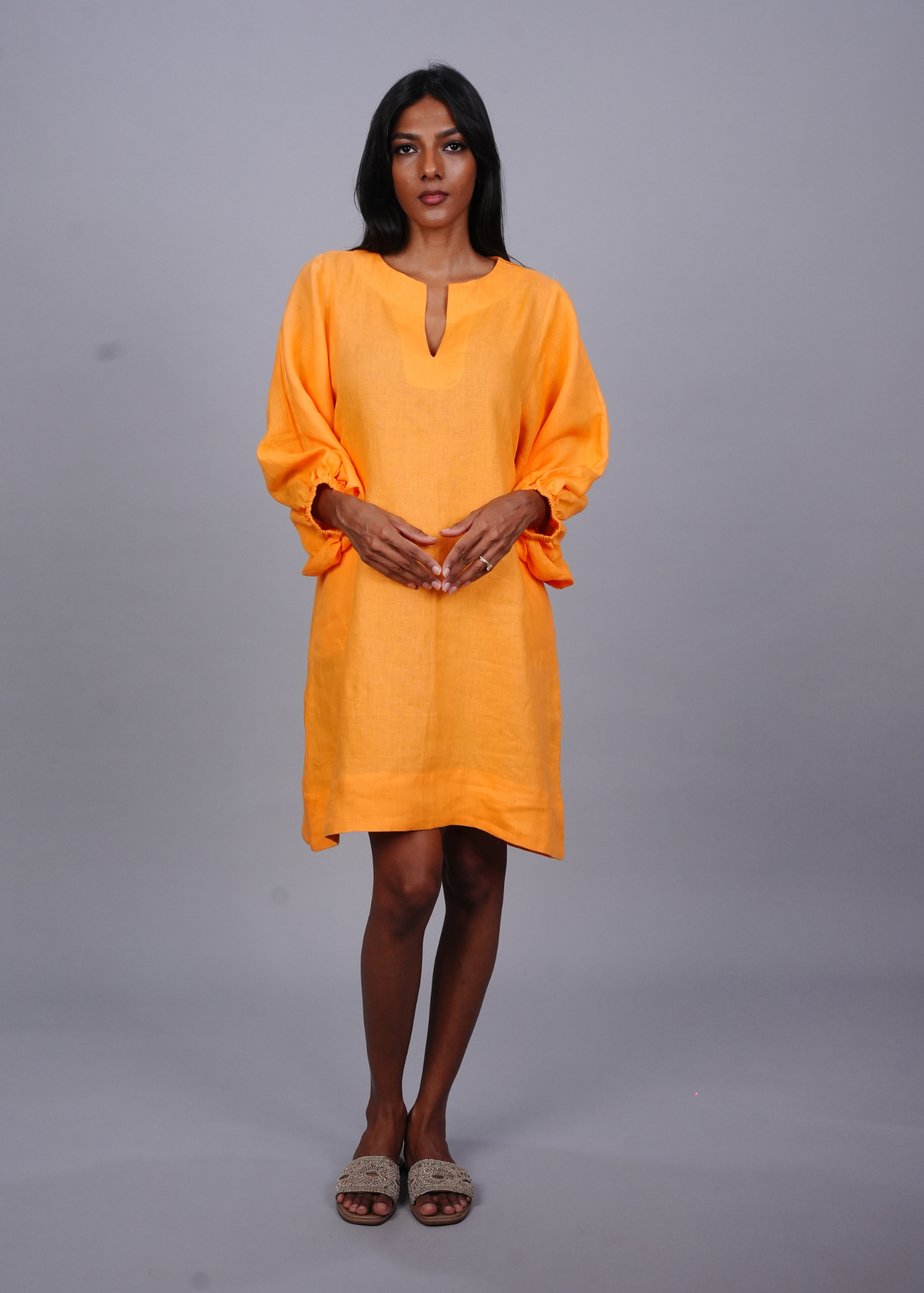 Thumbnail preview #1 for Zeenat Dress - Mango Linen