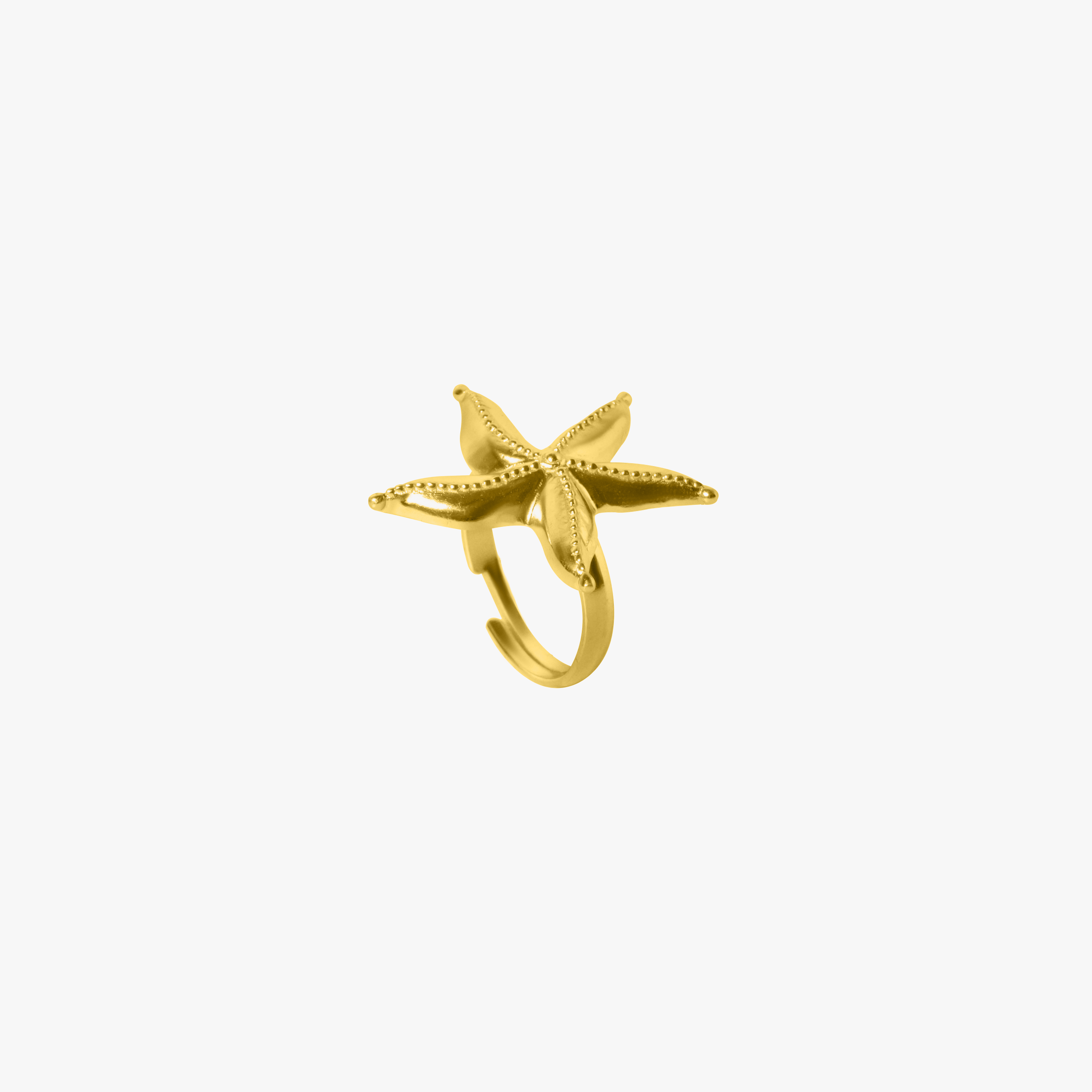 SEA STAR RING GOLD TONE , a product by Equiivalence