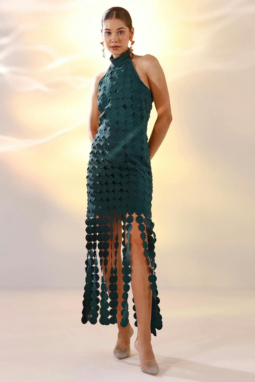 Thumbnail preview #1 for Green glister dress