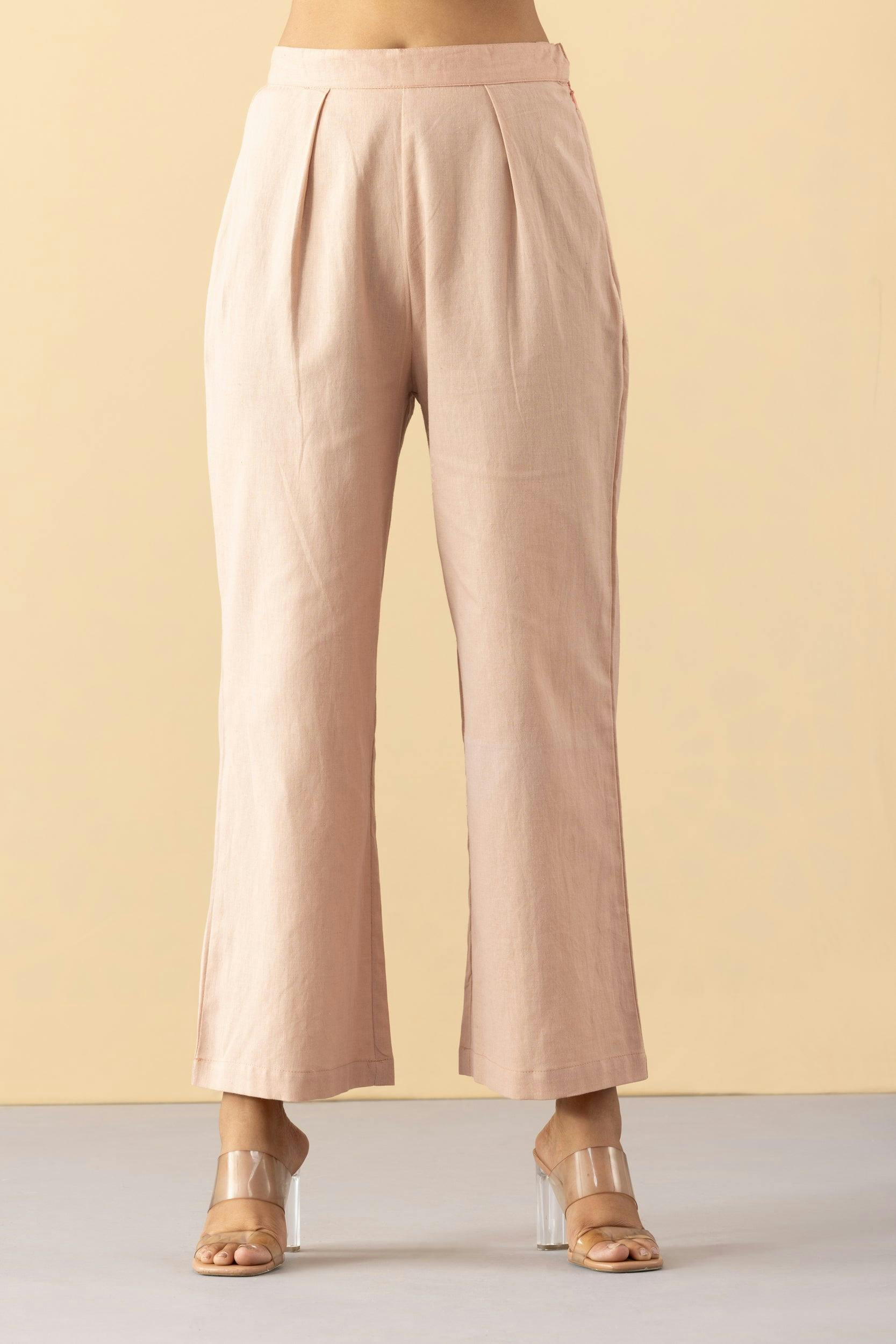 DUSTY PINK PANTS, a product by MARKKAH STUDIO