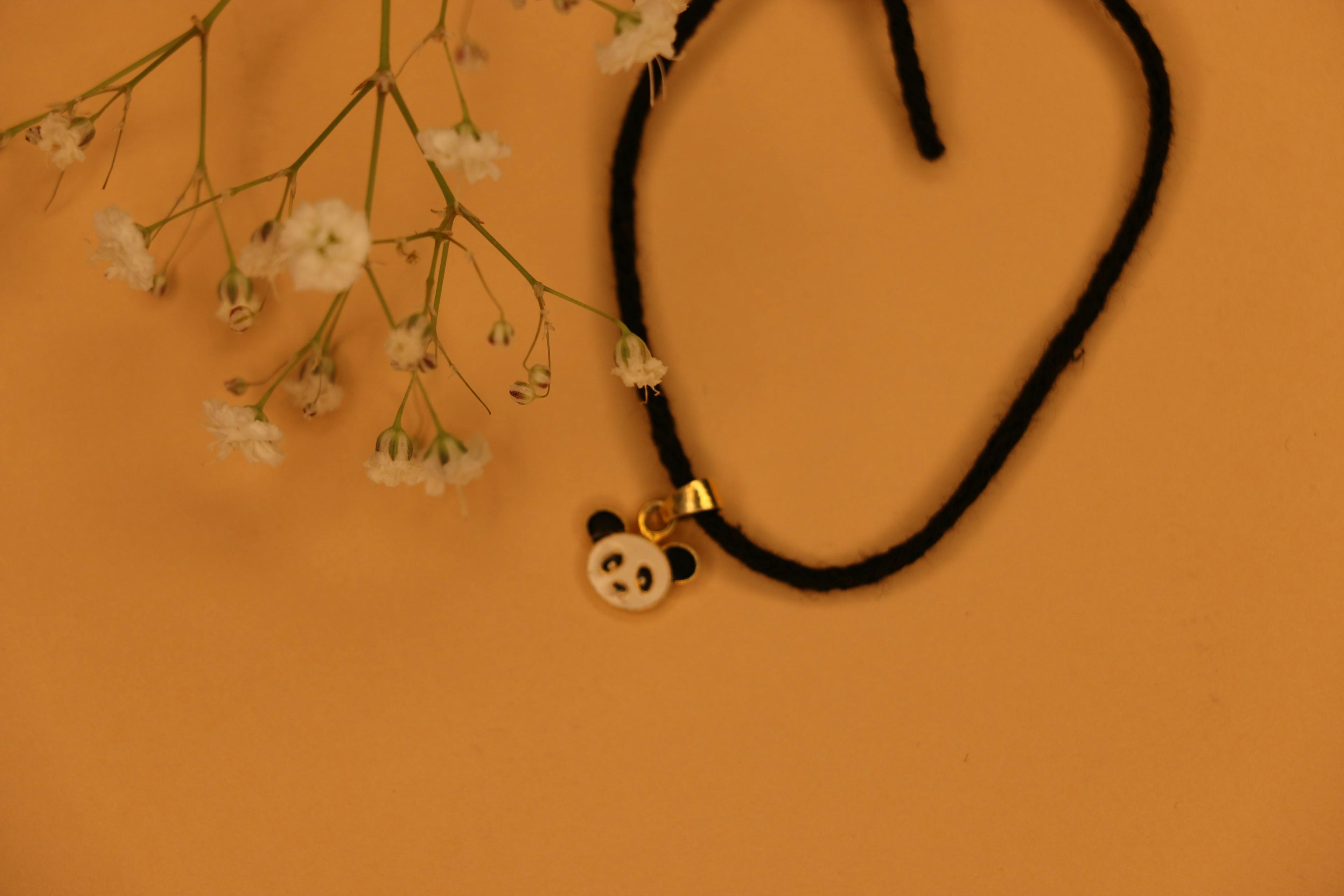 Thumbnail preview #5 for Panda kids black thread nazarbattu