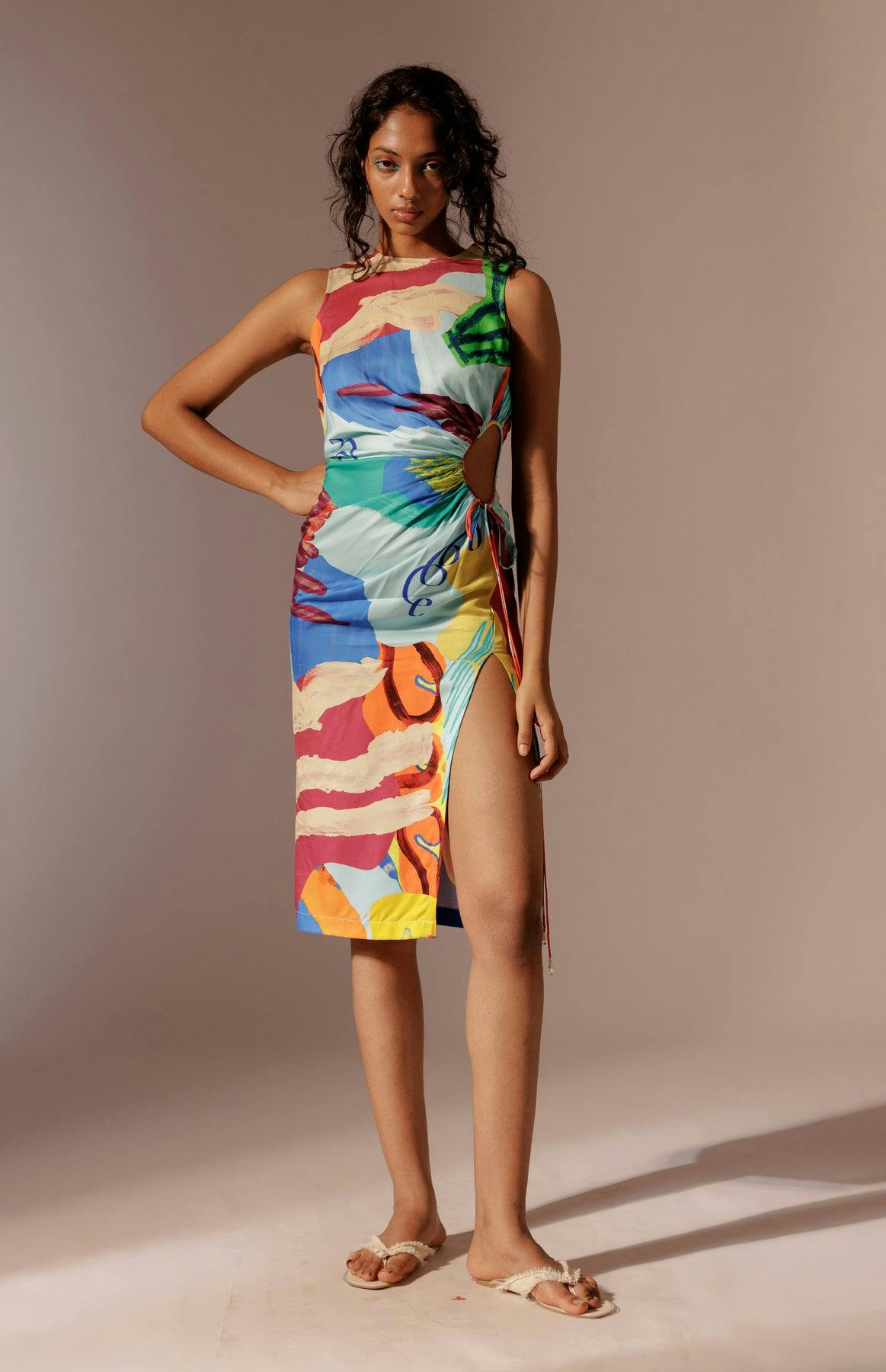 Island Ruched Dress, a product by Advait India
