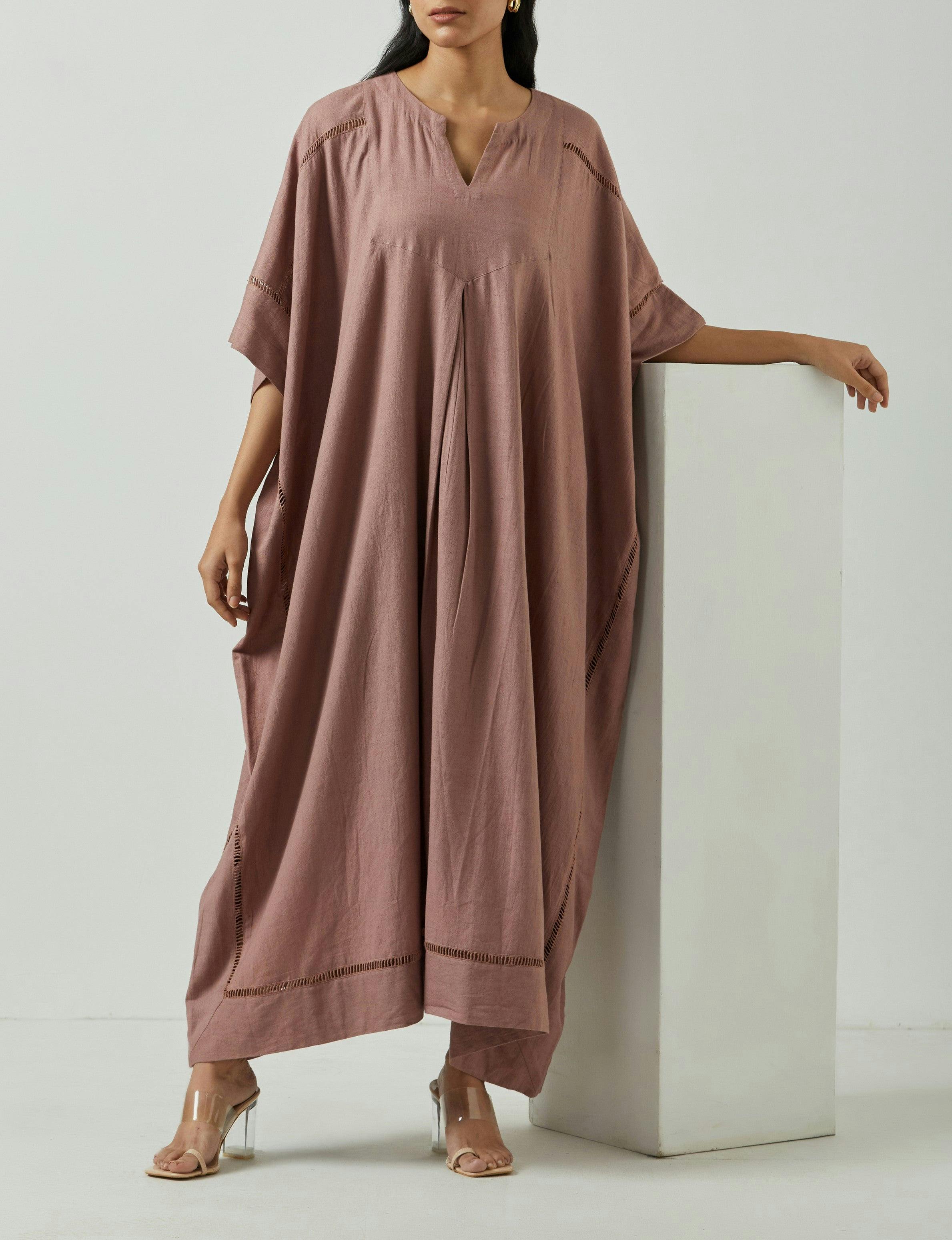 Thumbnail preview #1 for SHIA MAUVE KAFTAN