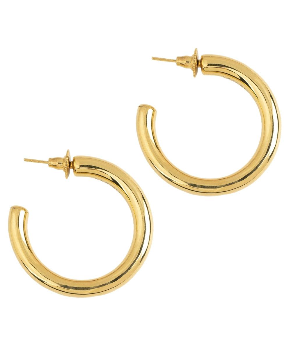 Thumbnail preview #1 for Mini Chunky Gold Oro Hoops