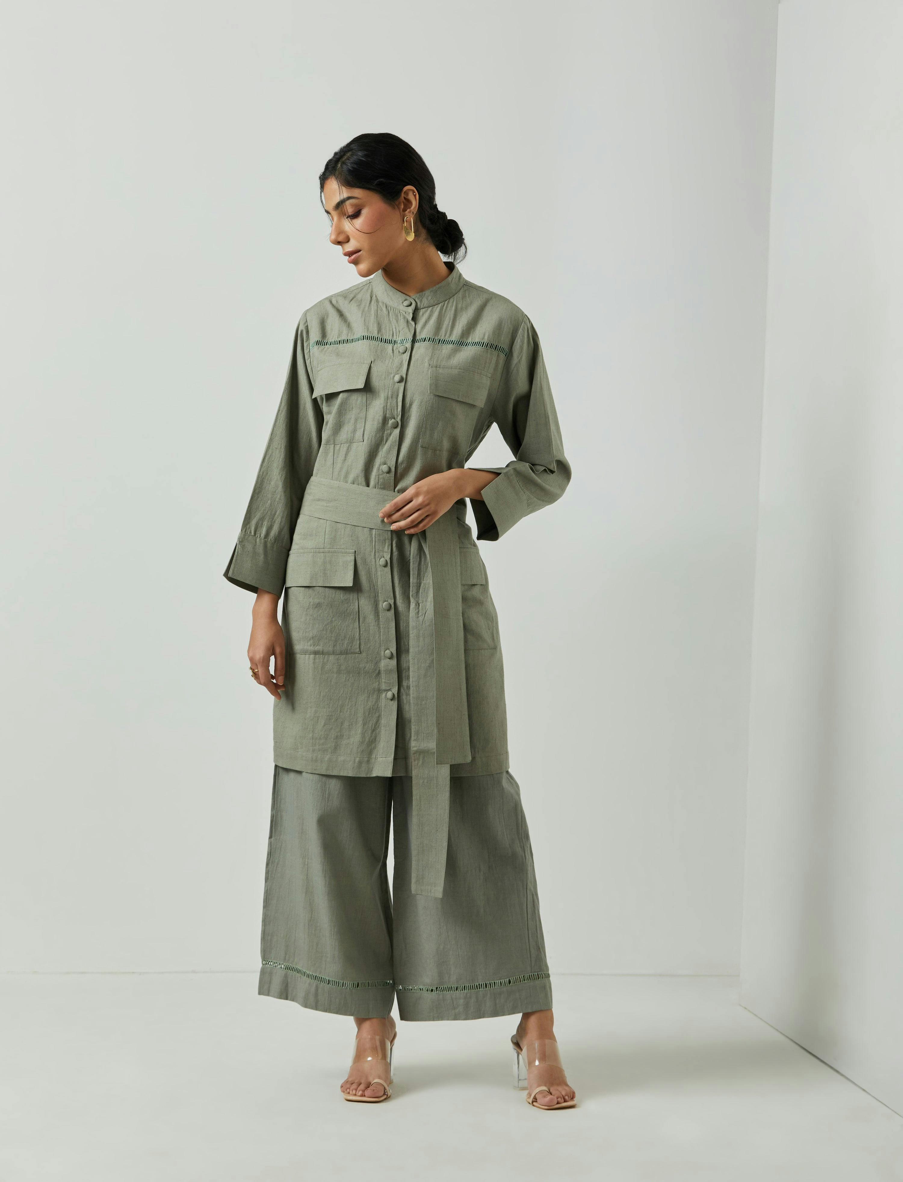 OLIVE RILAN TUNIC DRESS - 1 PC, a product by MARKKAH STUDIO