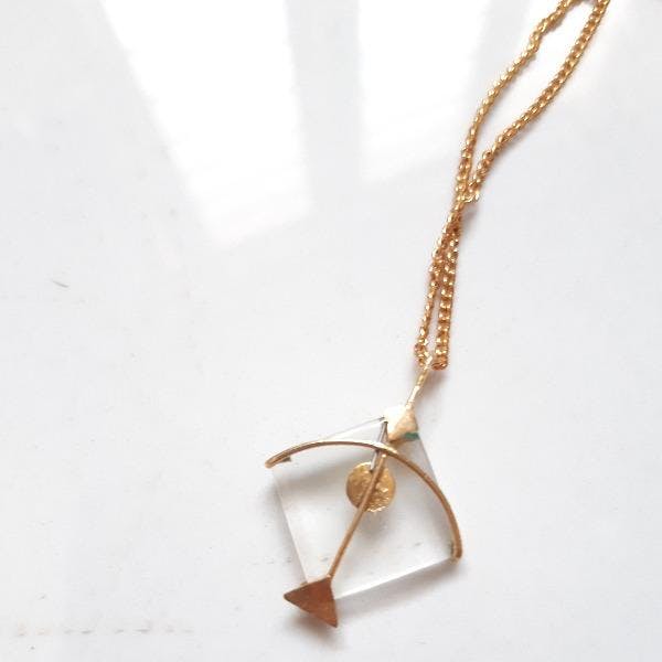 Thumbnail preview #1 for PATANG One Eye Clear Quartz Pendant (without chain)