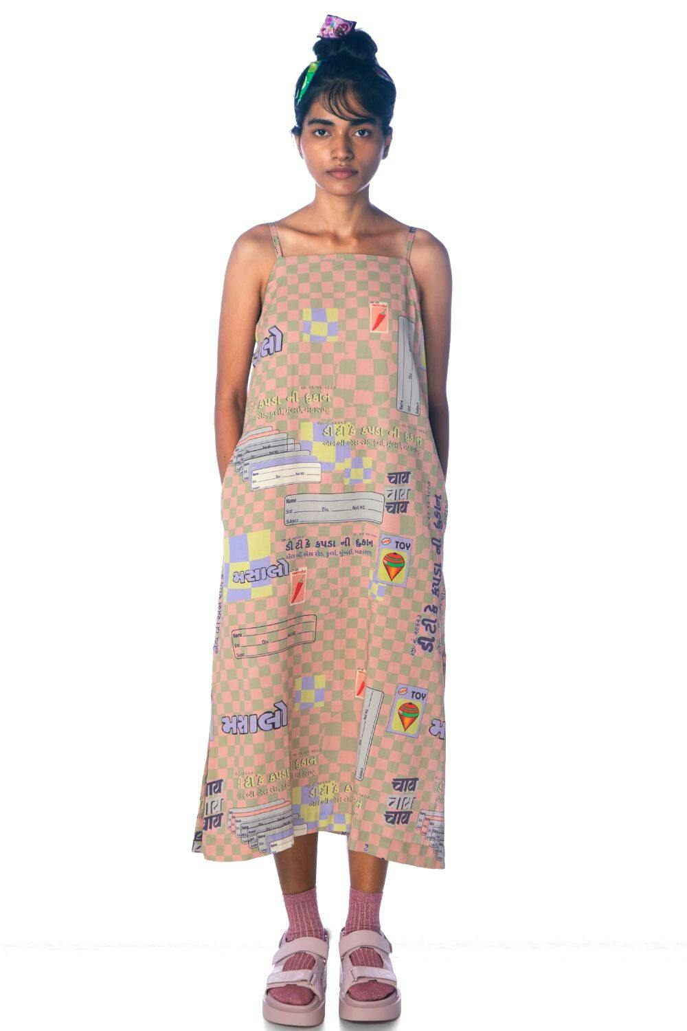 MIRCH MASALA SLIP DRESS, a product by Doh tak keh