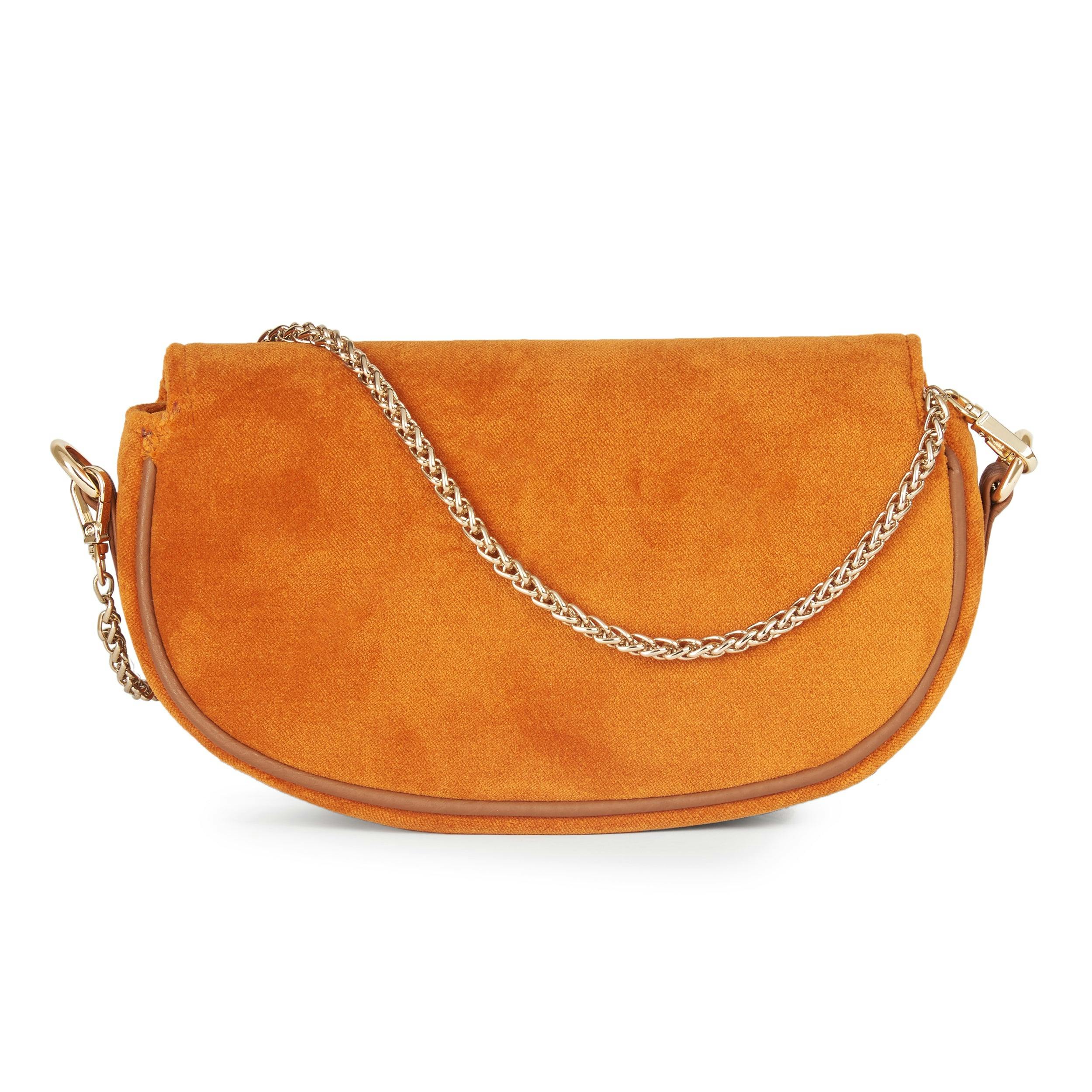 Thumbnail preview #3 for Burnt Orange Velvet Crossbody