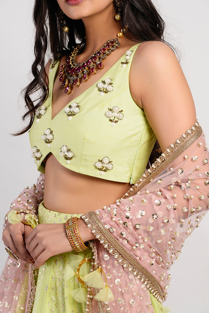 Thumbnail preview #5 for Sorbet Lehenga