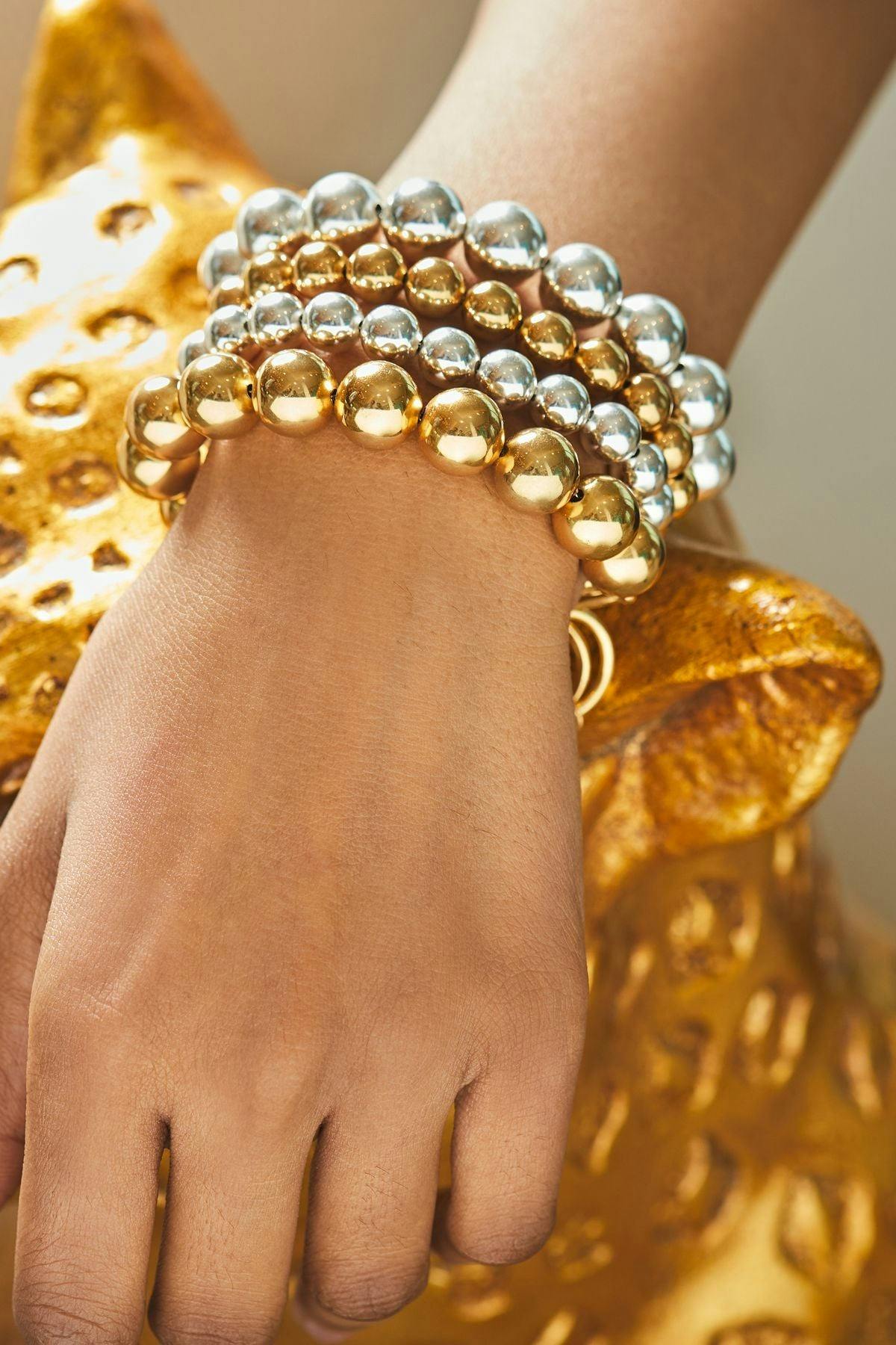 Thumbnail preview #5 for Pooja Hedge wearing MNSH Audrey Classic Bracelet