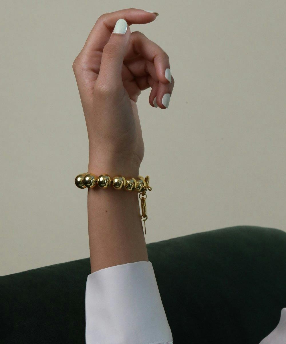 Thumbnail preview #3 for Pooja Hedge wearing MNSH Audrey Classic Bracelet