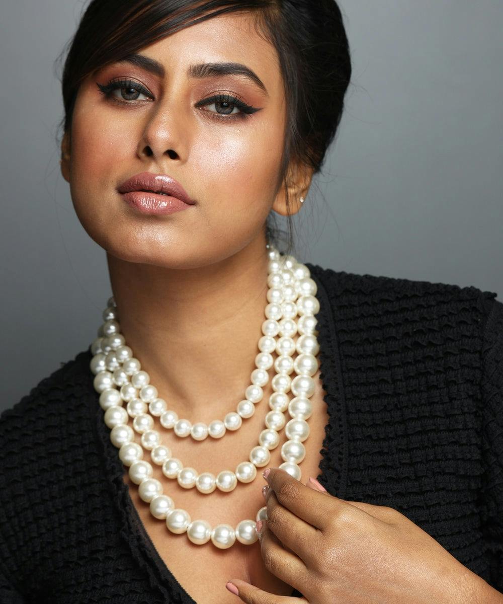 3 Layer Pearl Necklace, a product by MNSH