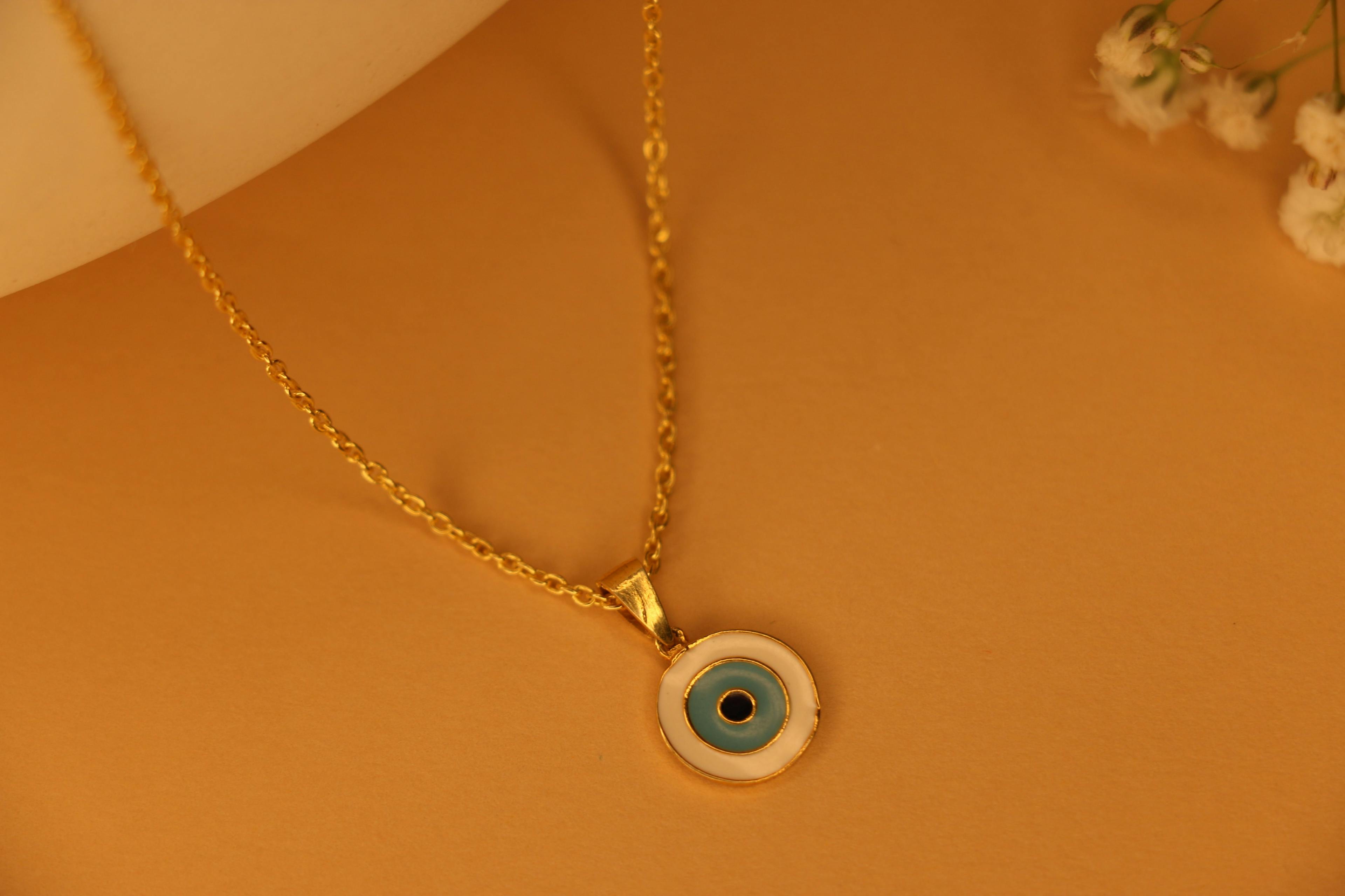 Evil eye charm necklace, a product by The Jewel Closet Store