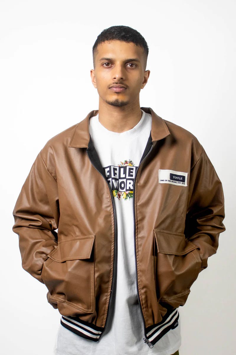 Brown Leather Jacket, a product by TOFFLE
