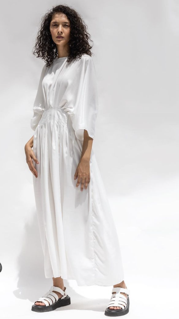 White Silk Dress, a product by Corpora Studio
