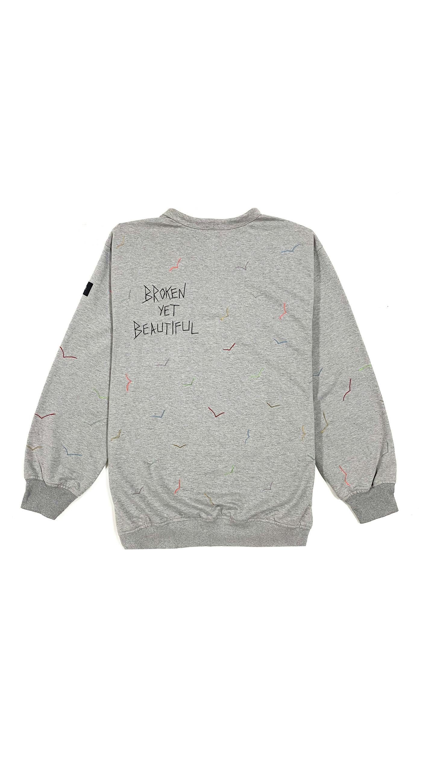 Thumbnail preview #1 for Broken Yet Beautiful Sweatshirt