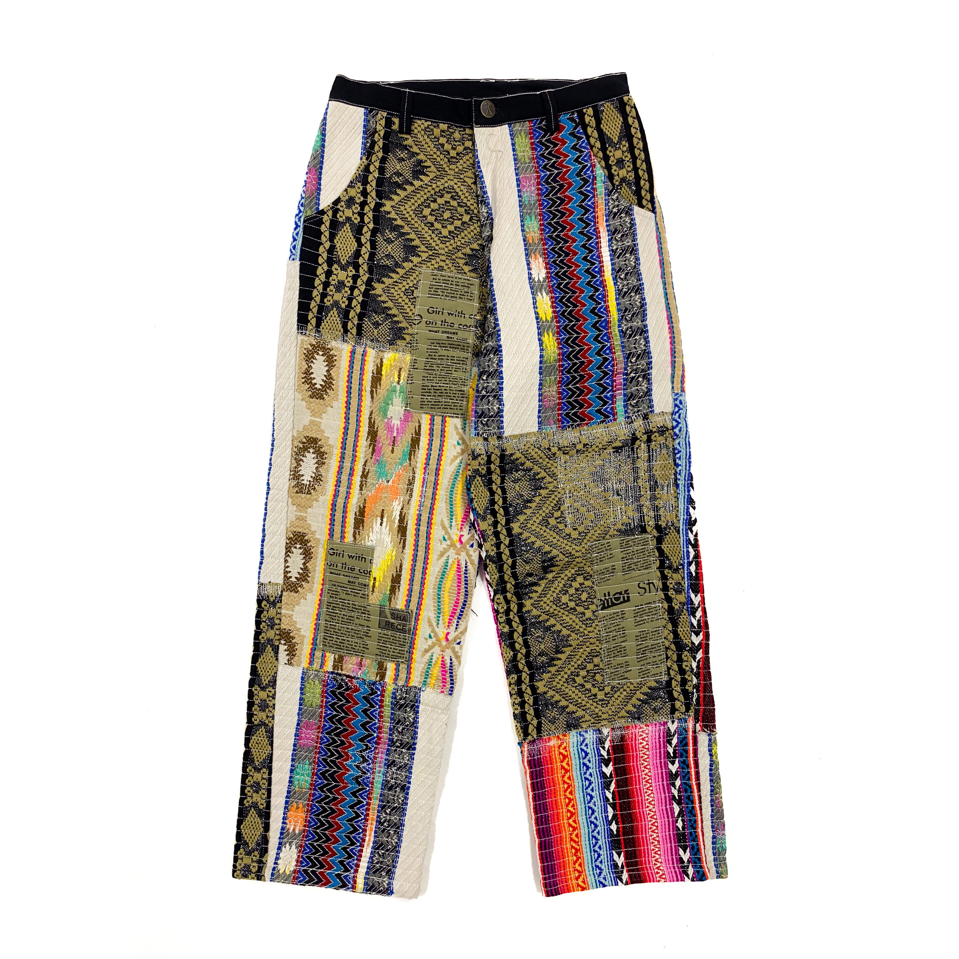 Thumbnail preview #0 for Ethnic Patchwork Jeans