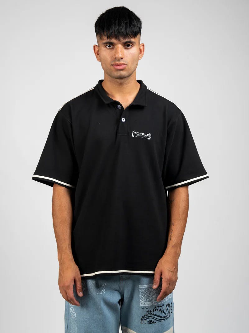 Black Polo T-shirt, a product by TOFFLE