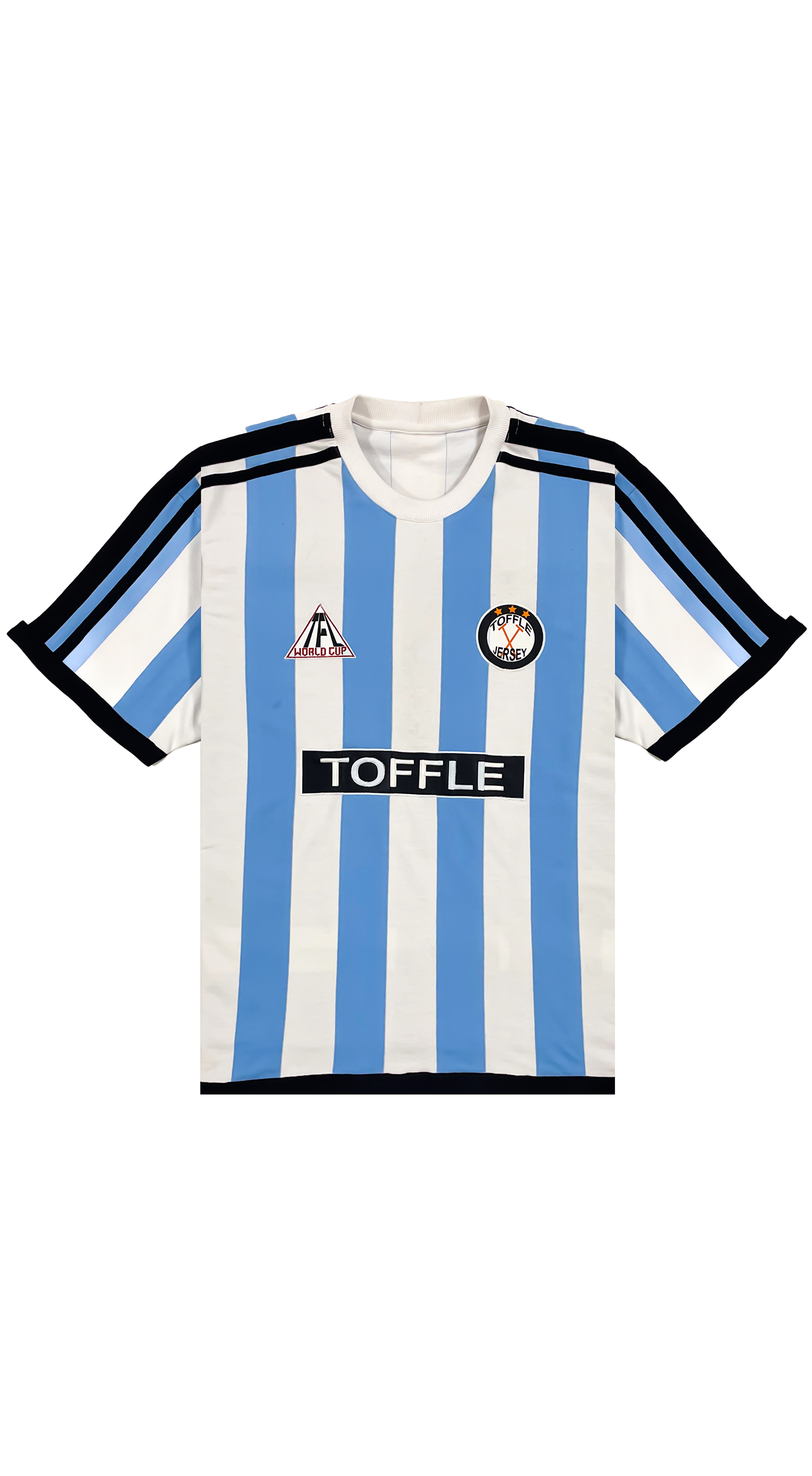 Blue Stripe FB Jersey, a product by TOFFLE