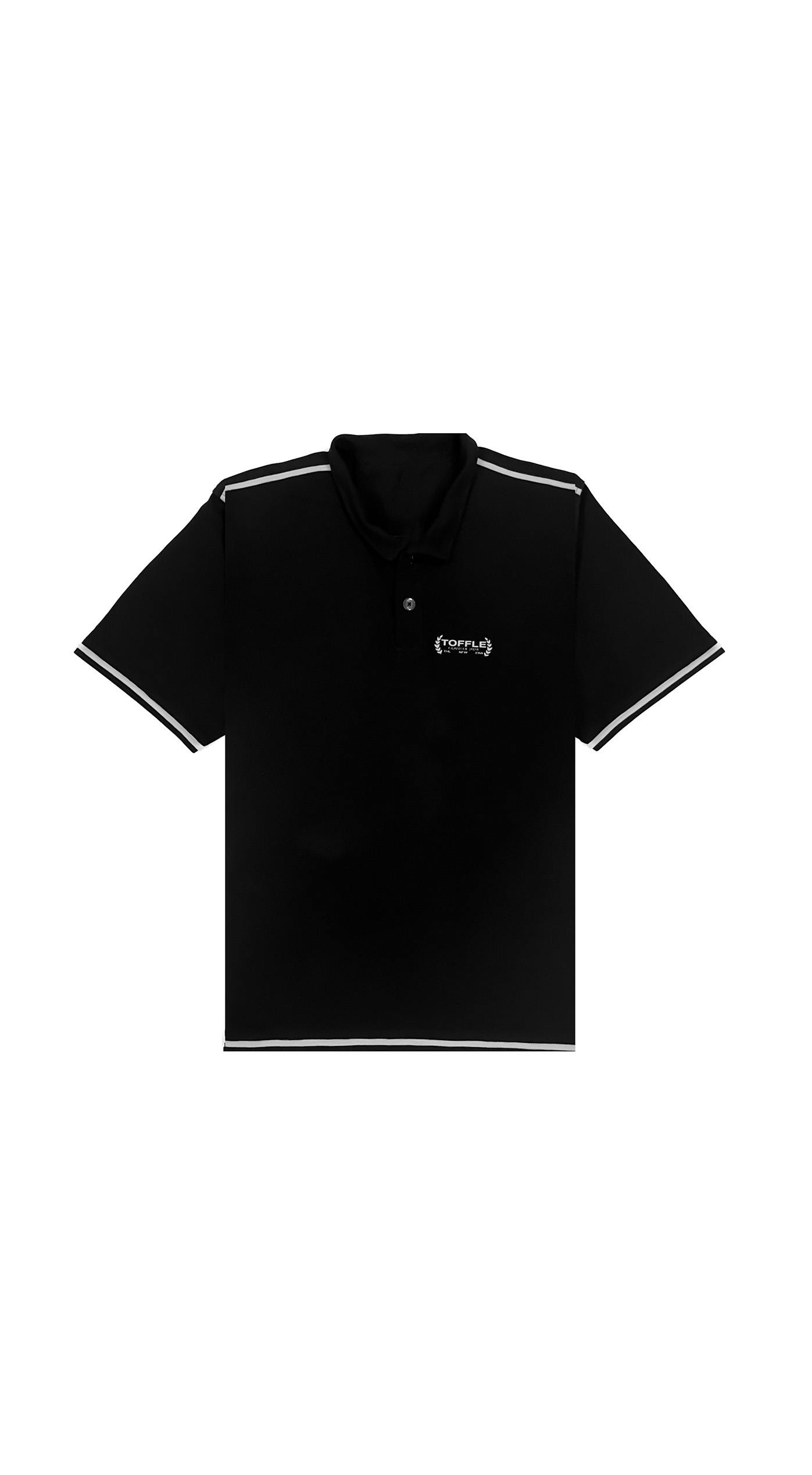 Black Polo T-shirt, a product by TOFFLE