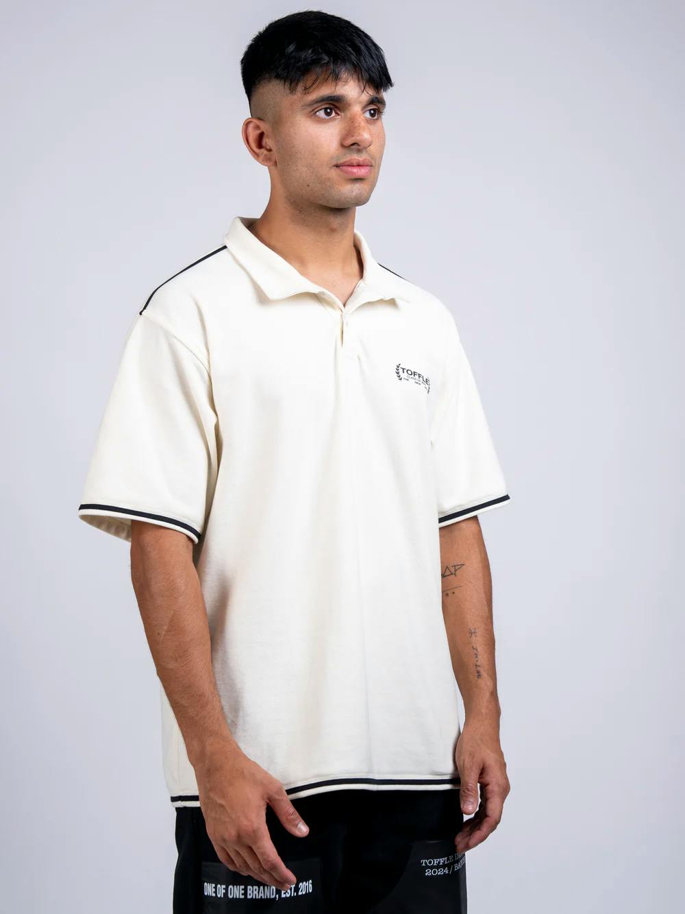 White Polo T-shirt, a product by TOFFLE