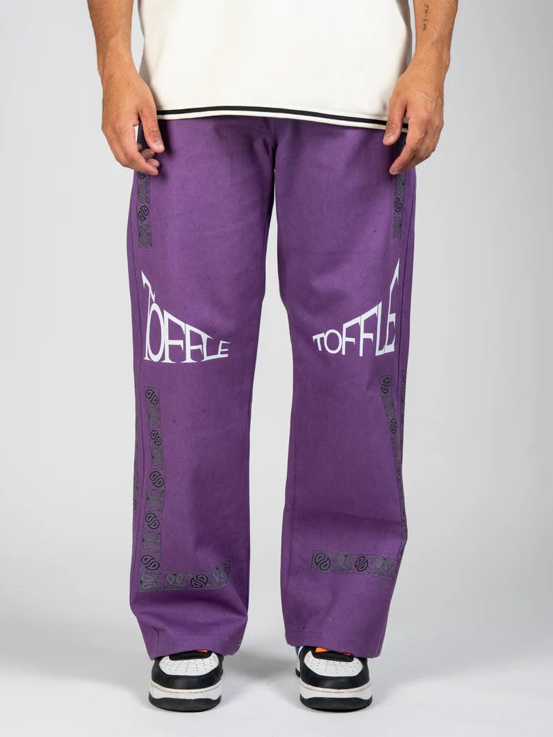 Purple Paisley Patch Denim, a product by TOFFLE
