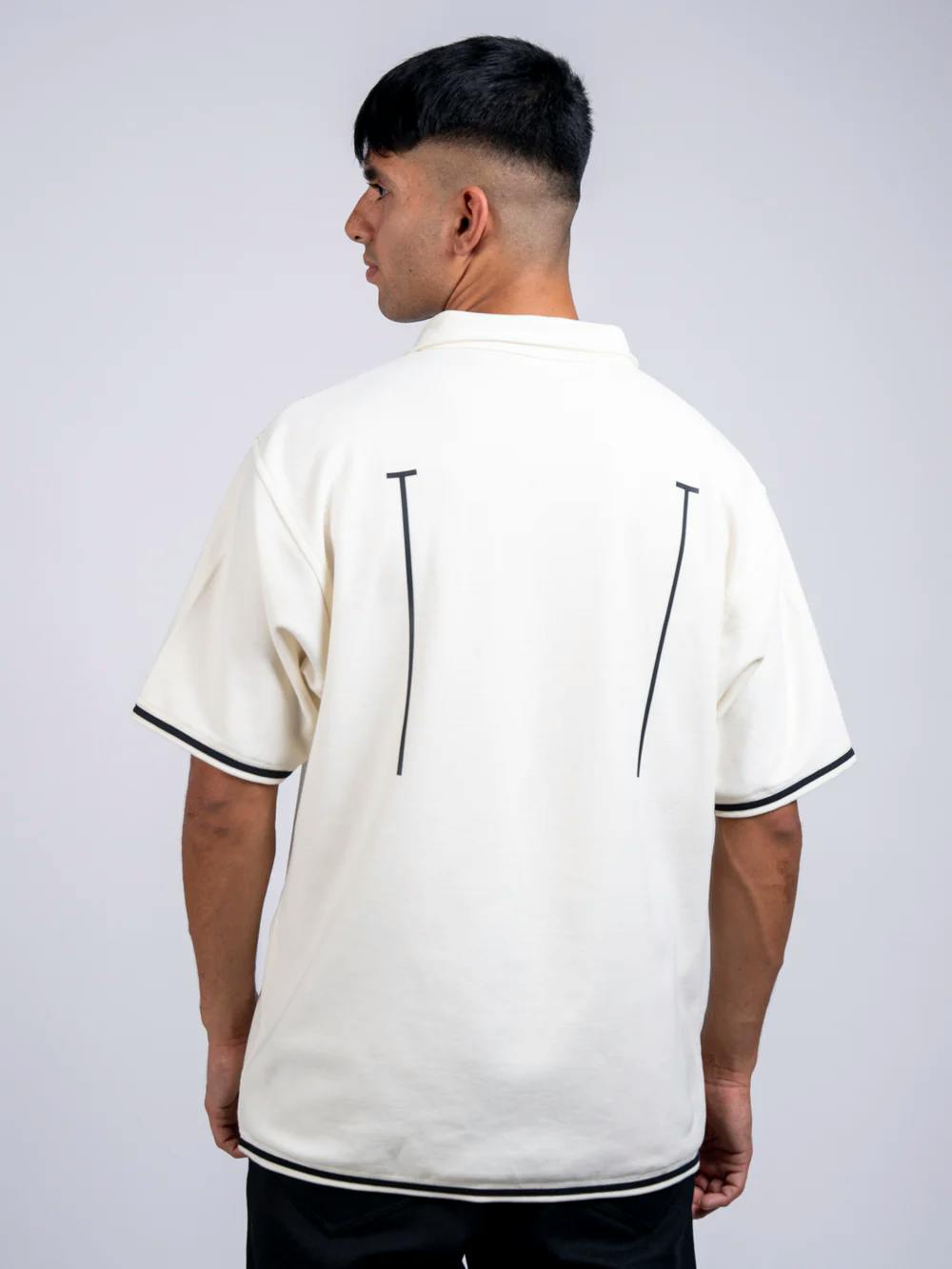 Thumbnail preview #2 for White Polo T-shirt