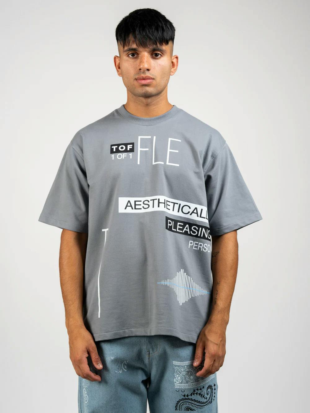 Charcoal Aesthetic T-shirt, a product by TOFFLE
