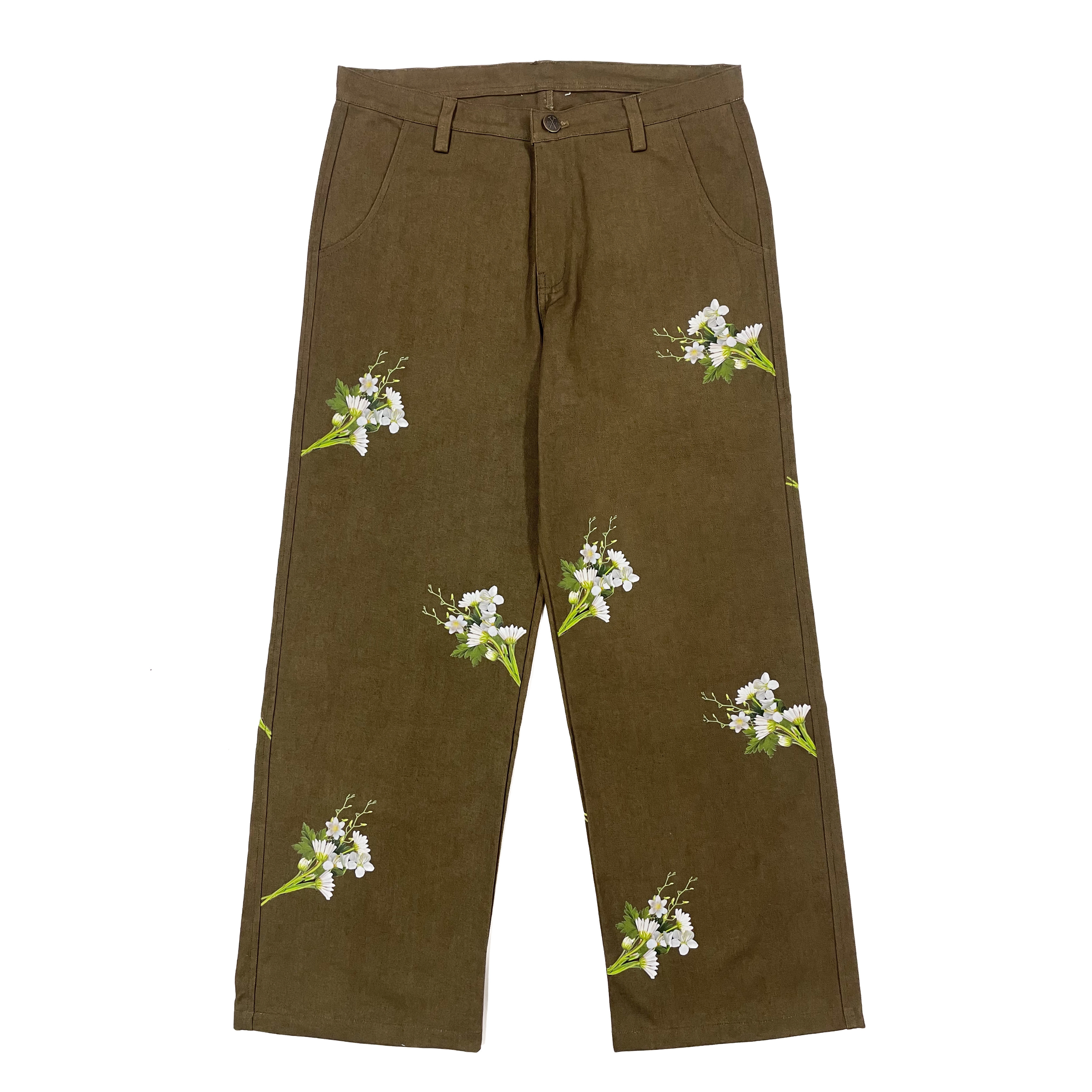 Brown Floral Denim, a product by TOFFLE