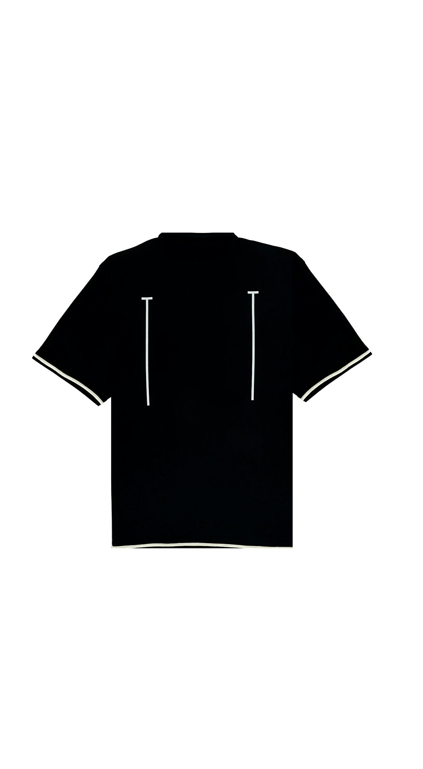 Thumbnail preview #1 for Black Polo T-shirt