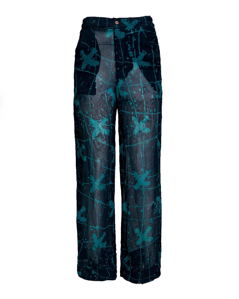 Thumbnail preview #1 for AIRPLANE BATIK TROUSERS