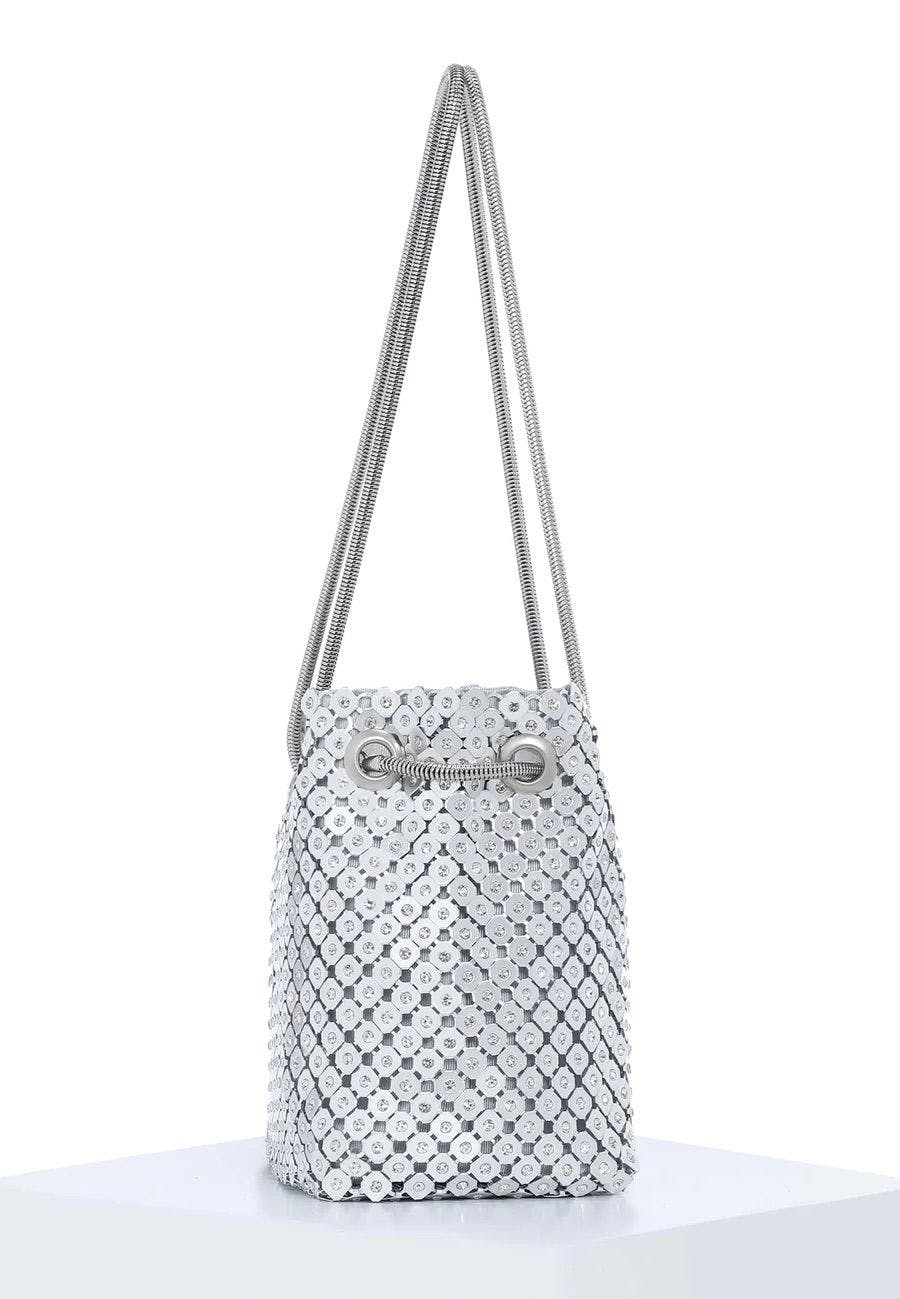 Thumbnail preview #1 for SILVER MOON Bucket Bag