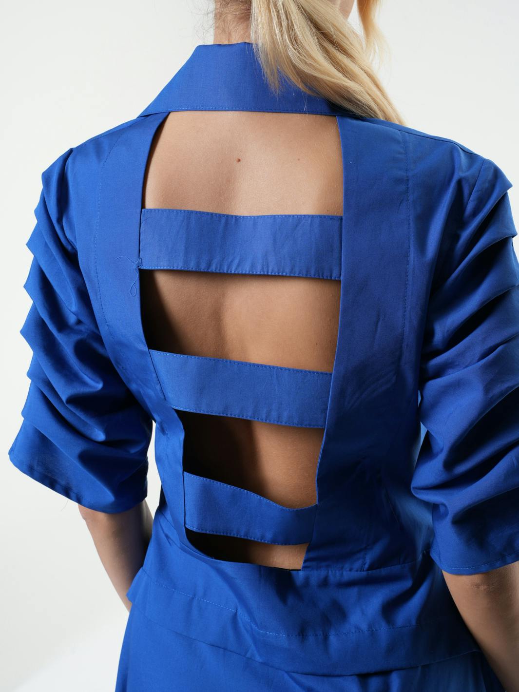 Thumbnail preview #10 for Asymmetric Shirt With Open Back