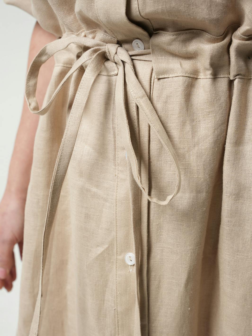 Thumbnail preview #14 for Maxi Linen Shirt Dress
