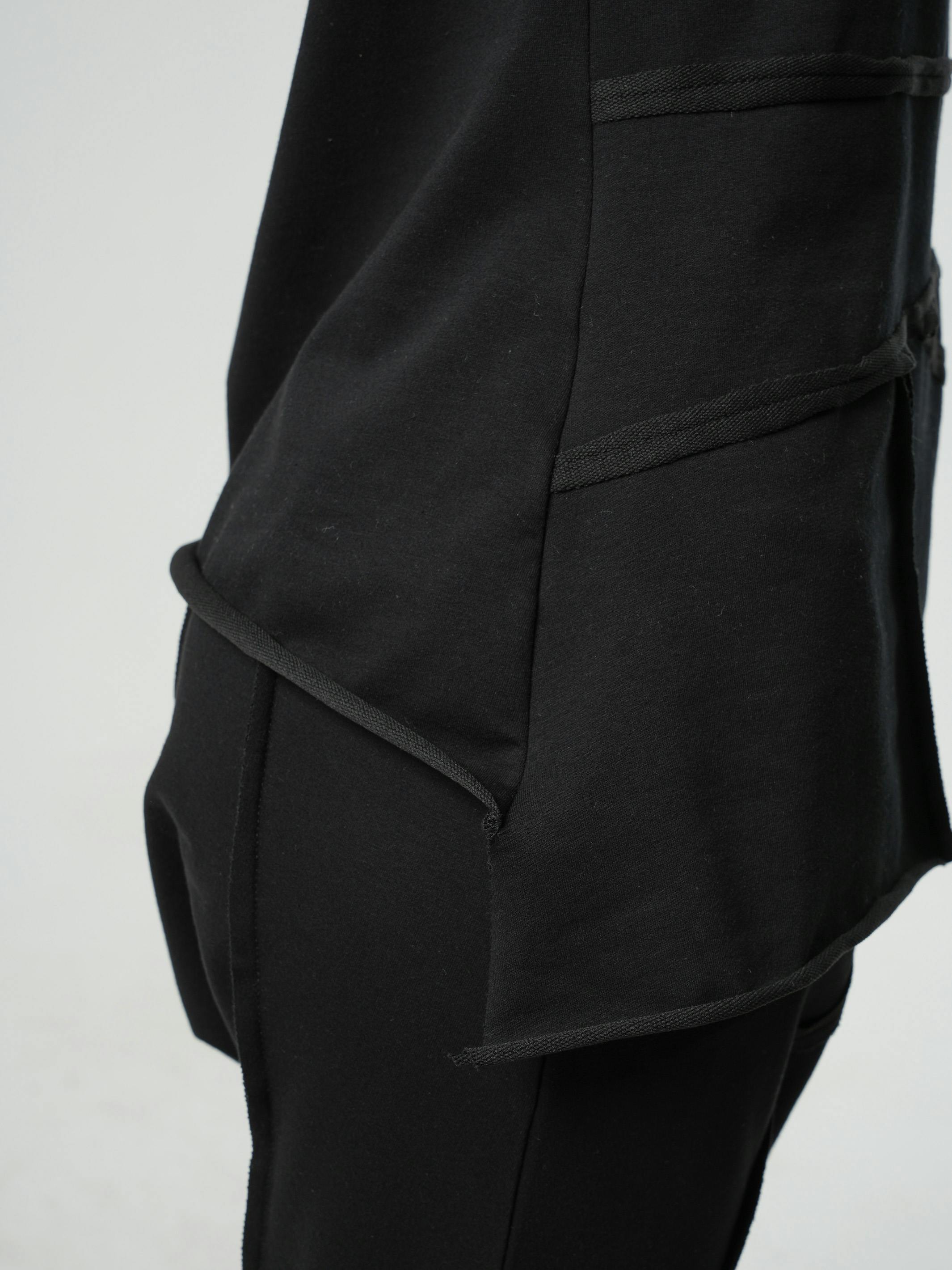 Thumbnail preview #6 for Two Piece Hooded Set In Black