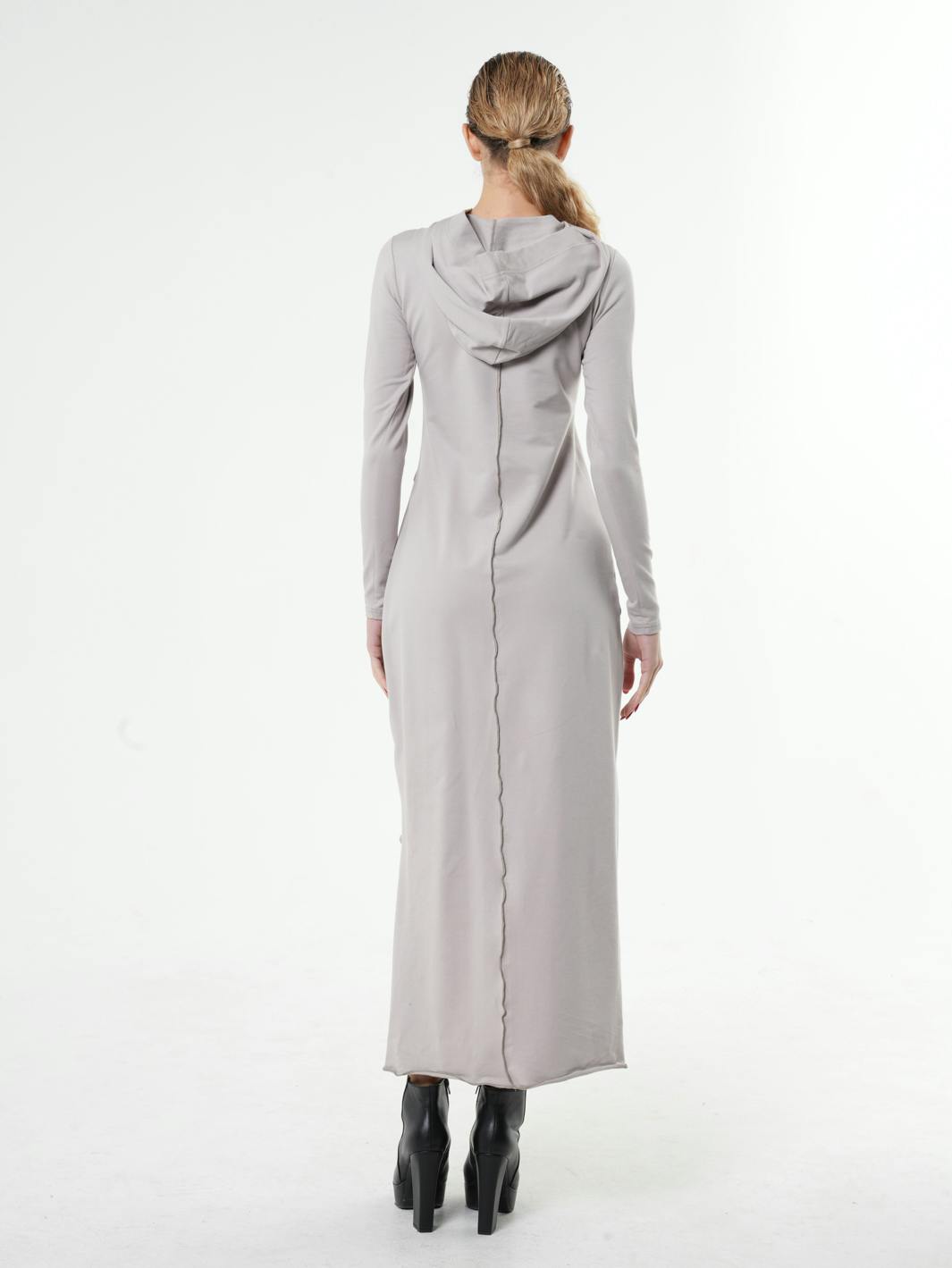 Thumbnail preview #3 for Asymmetric Hooded Dress