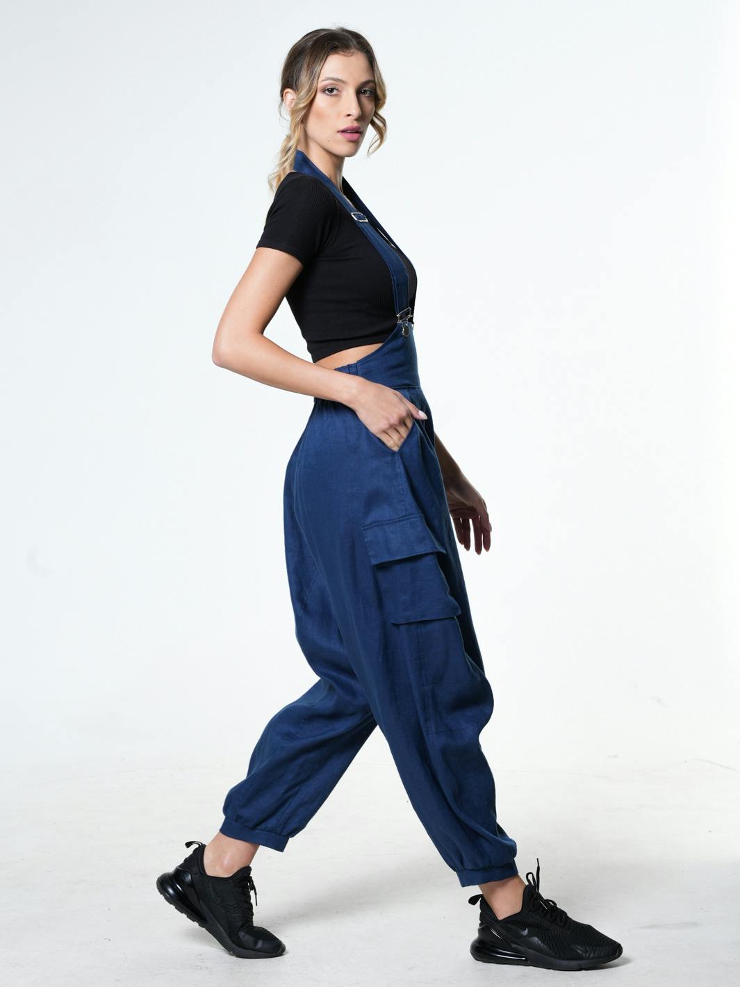 Thumbnail preview #7 for Oversize Linen Jumpsuit 