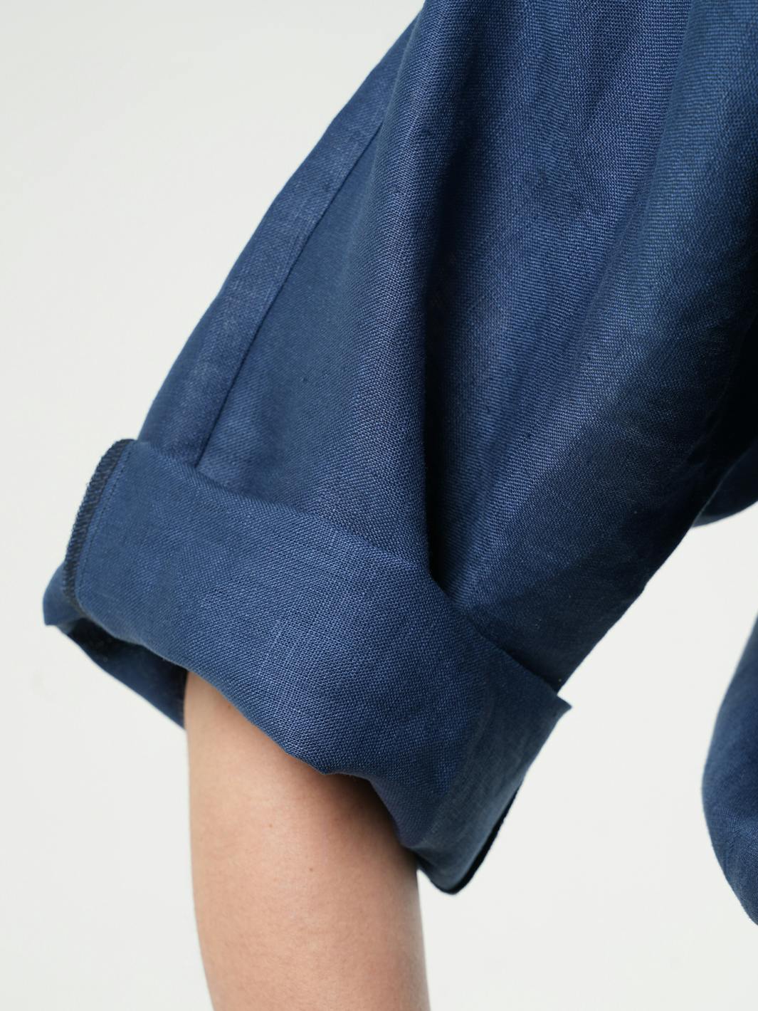 Thumbnail preview #2 for Maxi Linen Shirt Dress