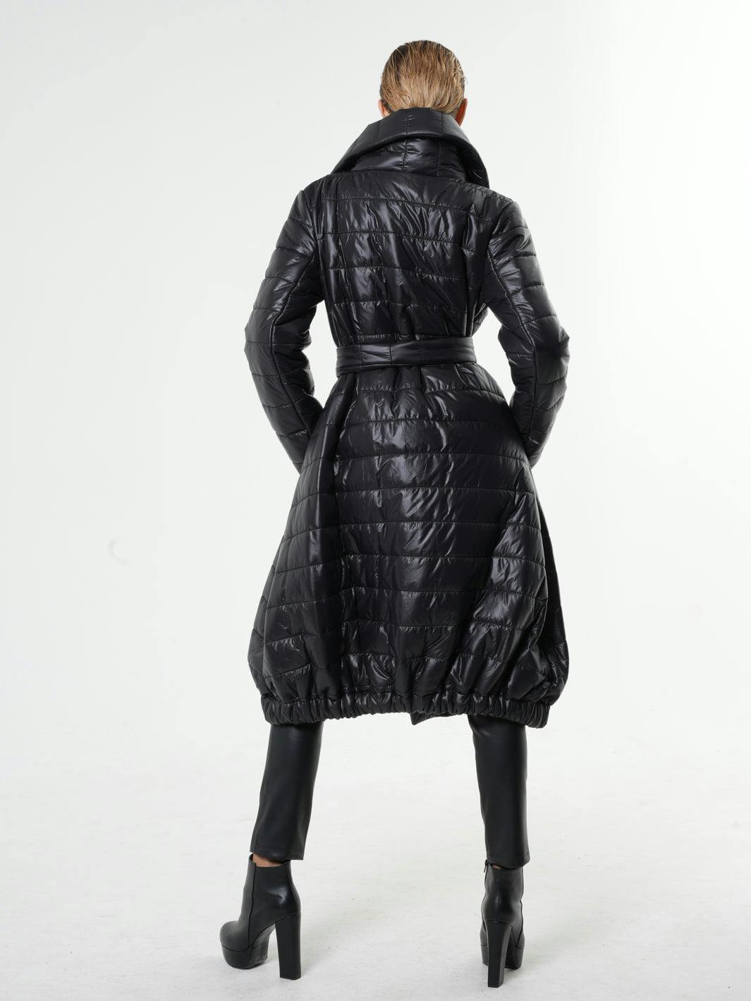 Thumbnail preview #1 for Long Winter Belted Coat