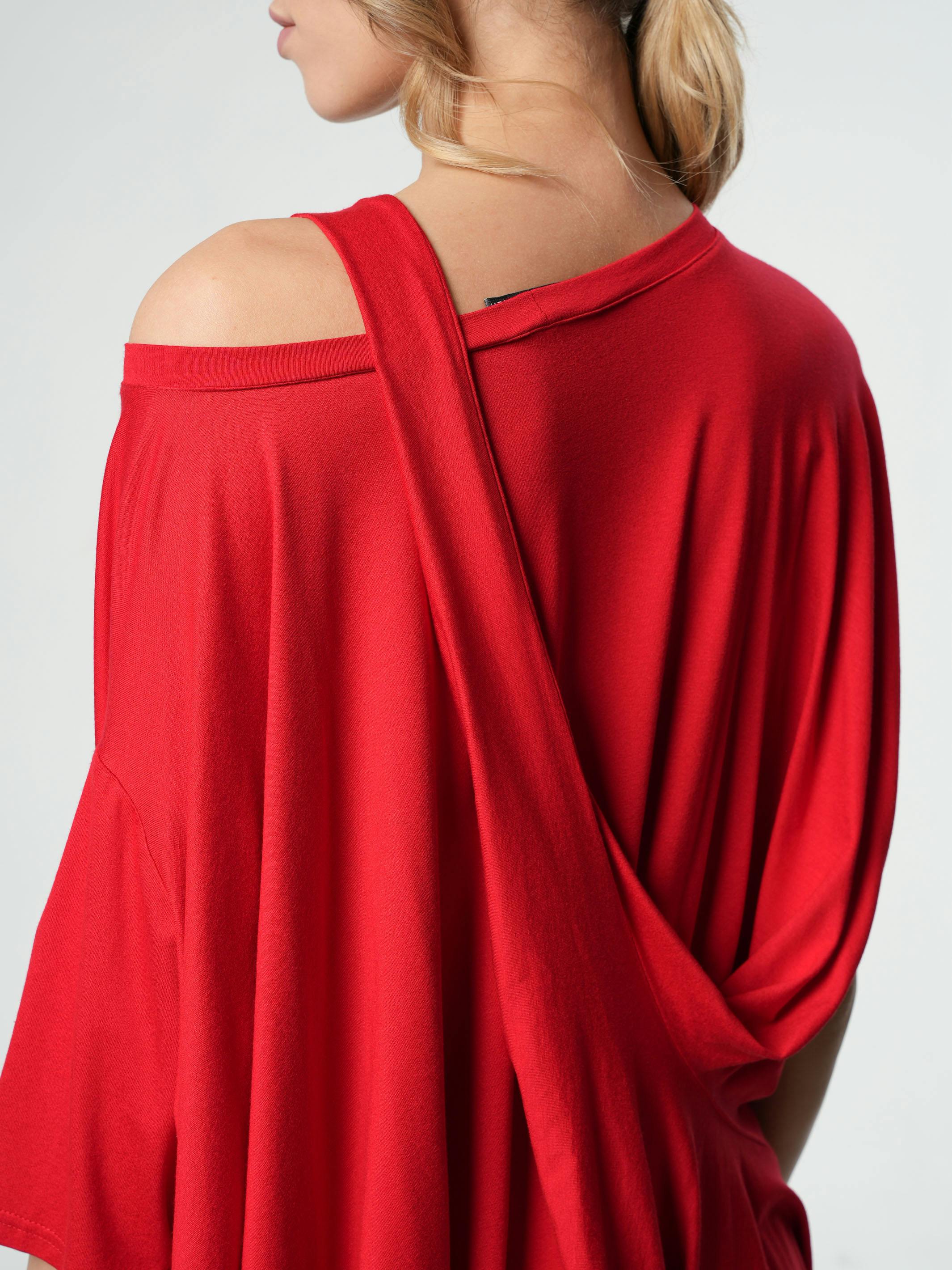 Thumbnail preview #4 for Asymmetric Oversized Tunic 