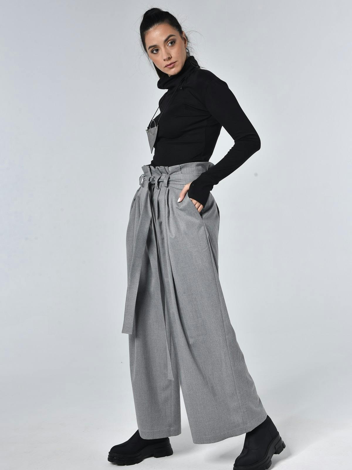 Thumbnail preview #2 for High Waisted Belted Pants