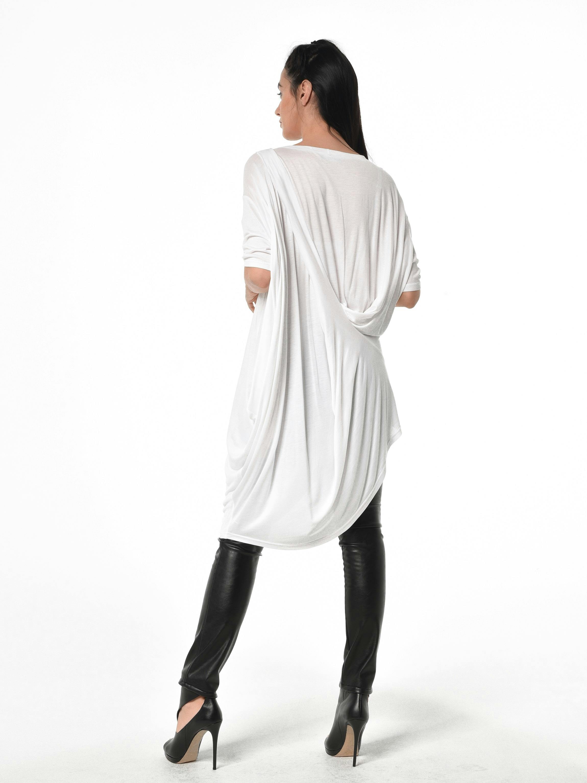 Thumbnail preview #5 for Asymmetric Oversized Tunic 