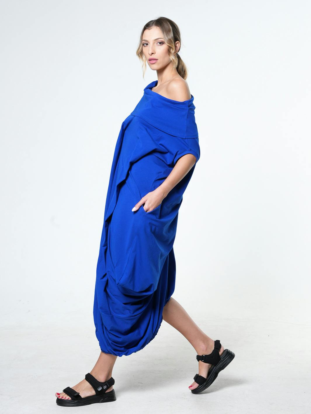 Thumbnail preview #10 for Oversize Cotton Kaftan Dress