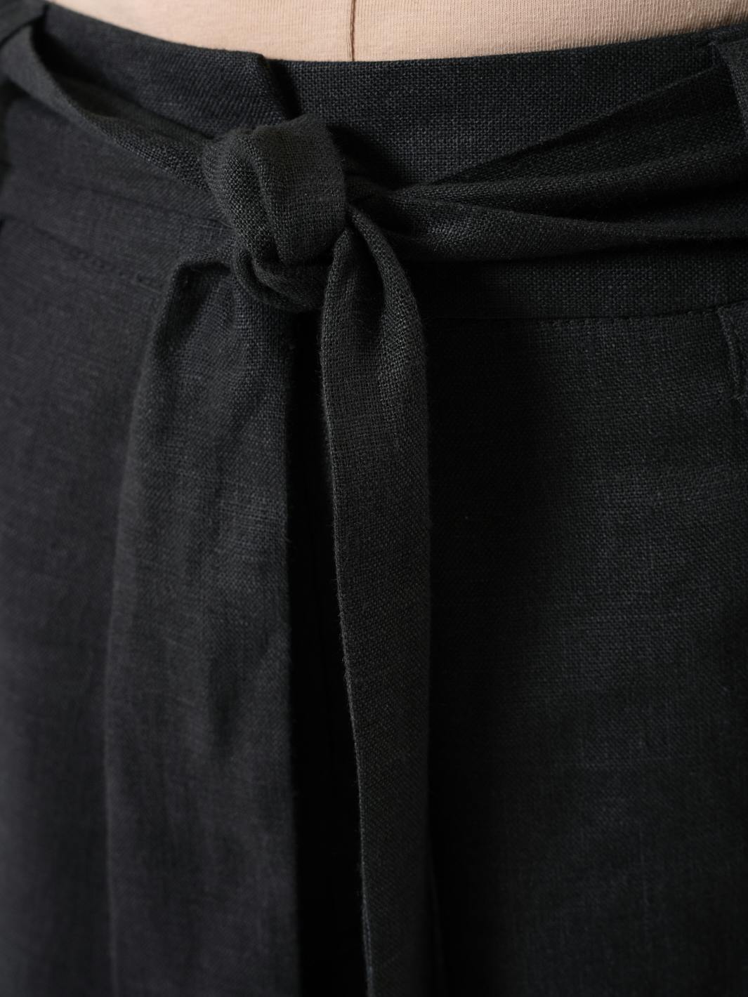 Thumbnail preview #11 for Linen Drop-Crotch Pants