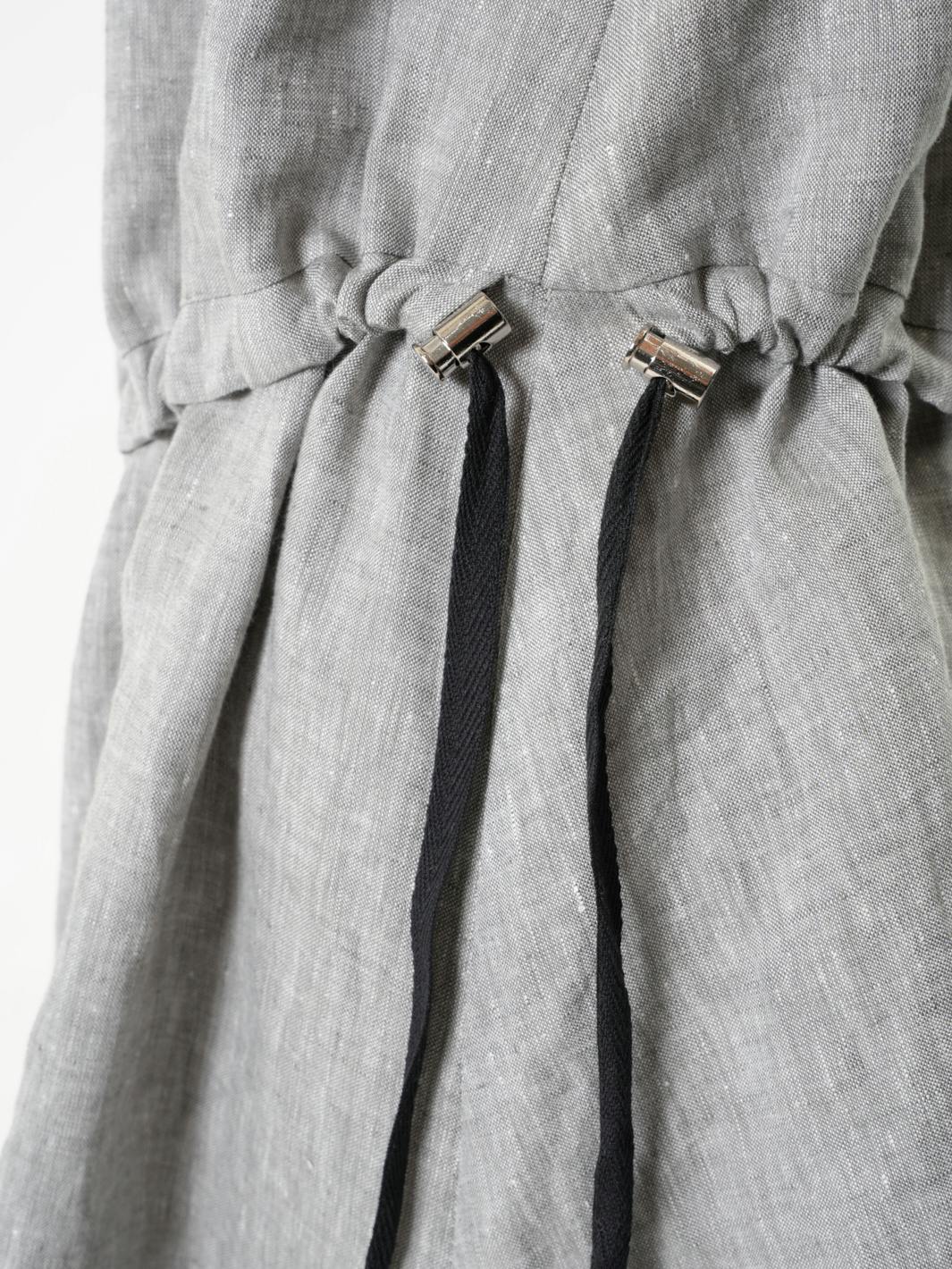 Thumbnail preview #6 for Linen Dress With Asymmetric Hem